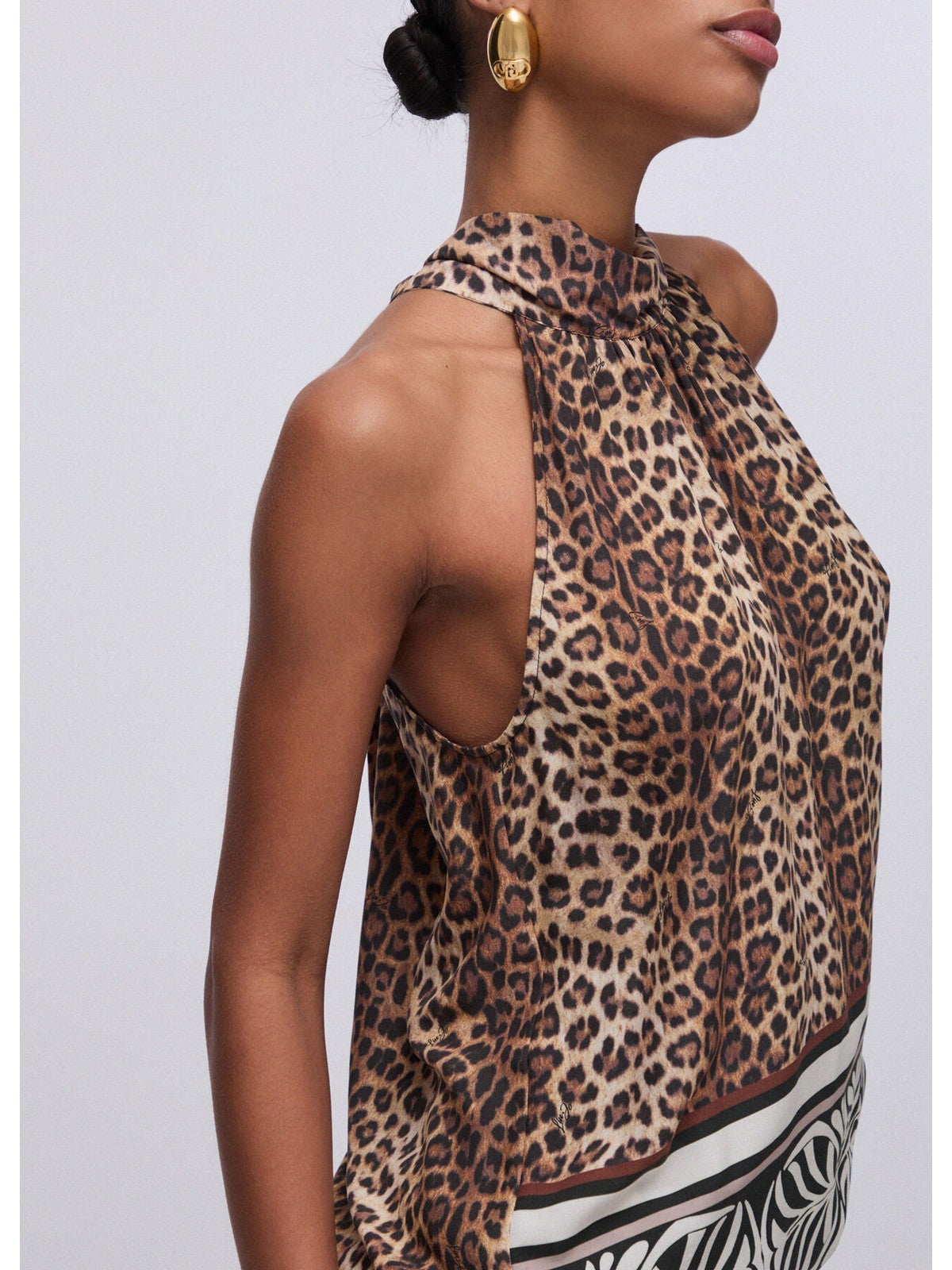 LIU JO BEACHWEAR Top Donna  VA6051TS123 V9789 ANIMALIER