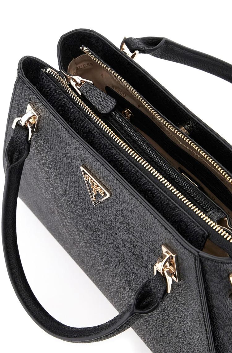 GUESS Borsa Donna NOELLE II LUXURY SATCHEL HWBG96 72070 CLO COAL LOGO gioboutiqueweb
