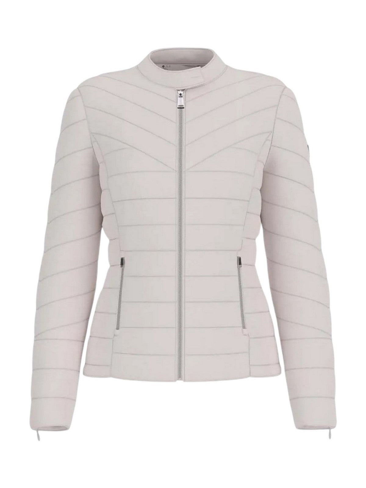 GUESS Giubbino Donna NEW VONA STRETCH JACKET W5YL13 WHDQ0 G9L9 MUTED STONE
