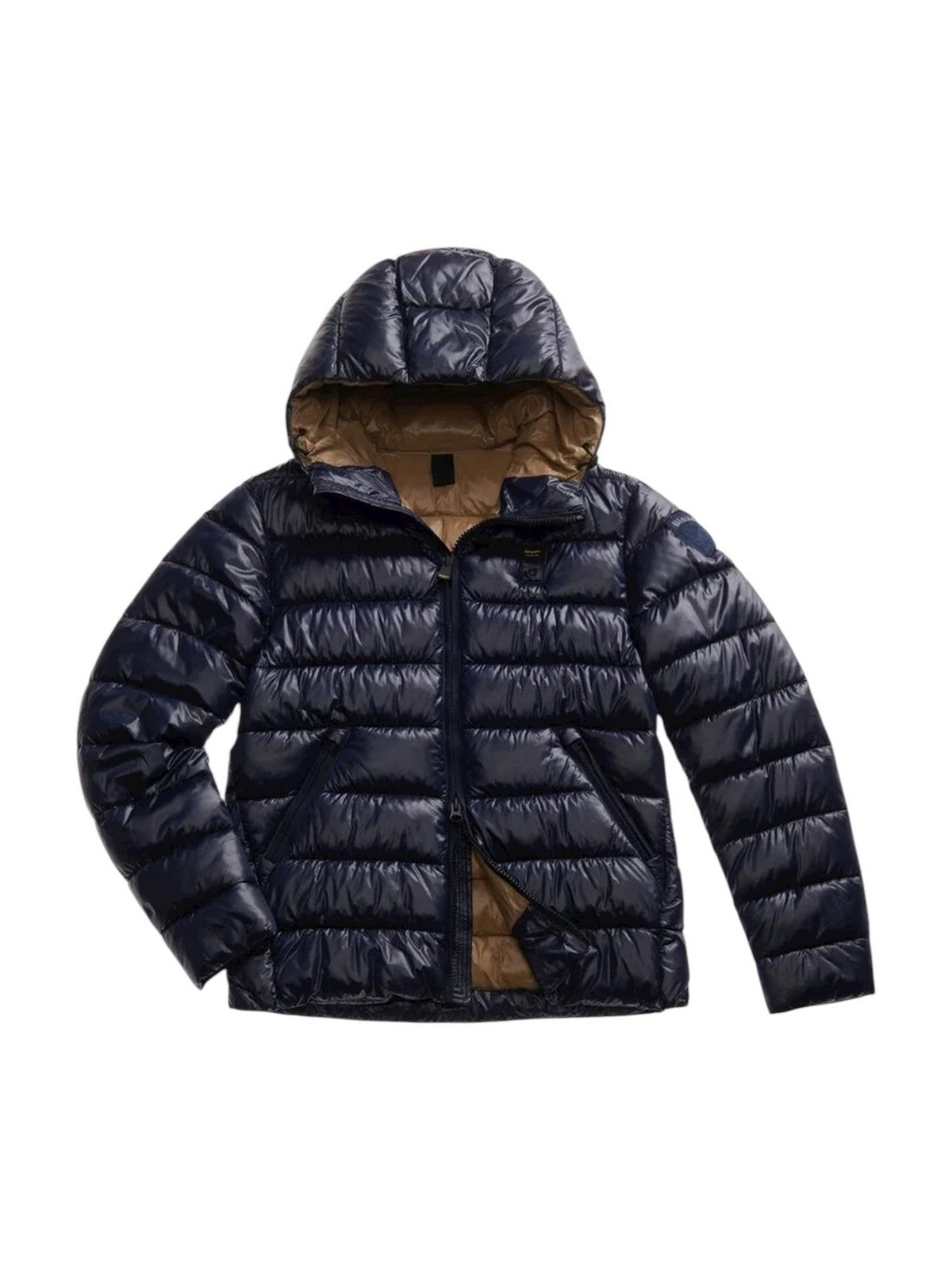 BLAUER Piumino Uomo ADAMS 25WBLUC02079 005958 888TB BLU int. TABACCO gioboutiqueweb