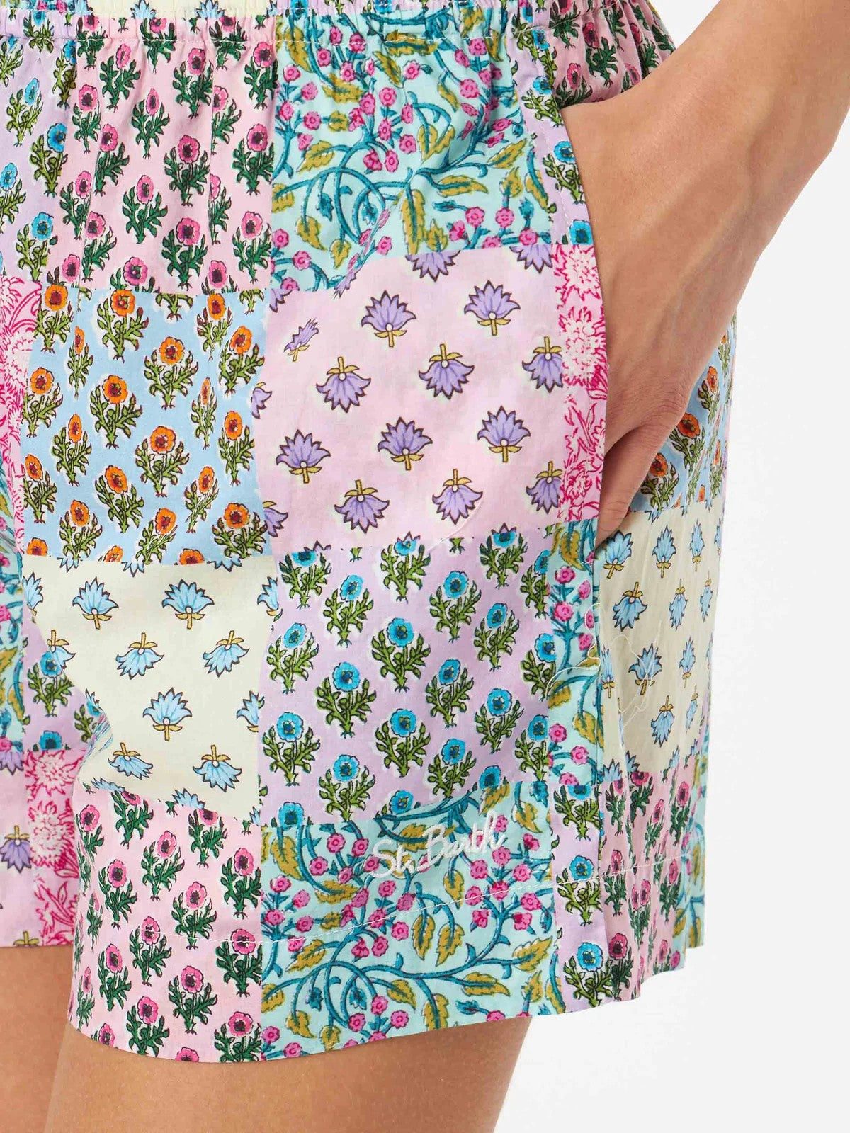 MC2 SAINT BARTH Pantaloncino Donna  MEAVE 00772F Multicolore gioboutiqueweb