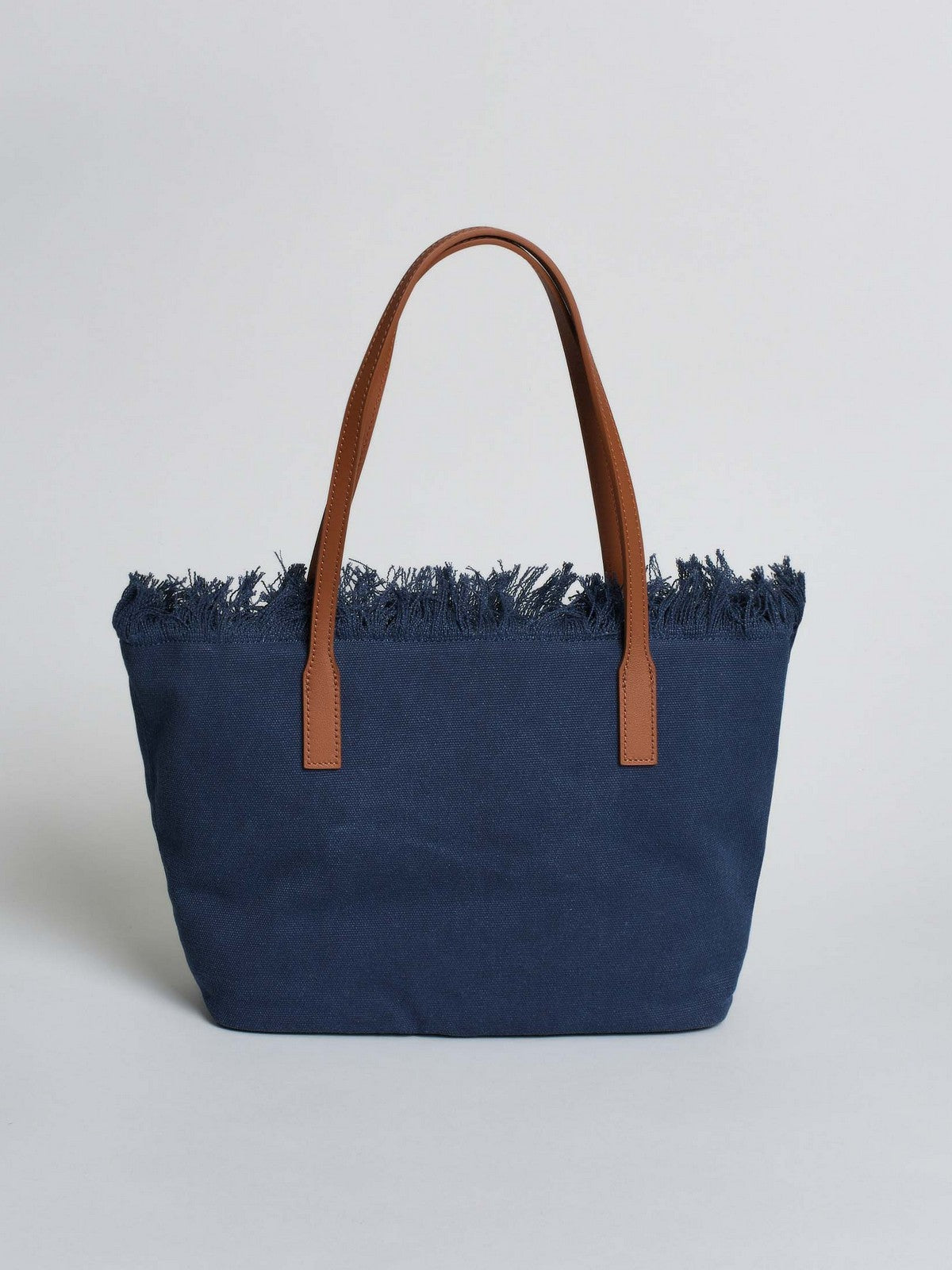 MC2 SAINT BARTH Borsa Donna  CITY BAG MID FRINGE 01744L BLU