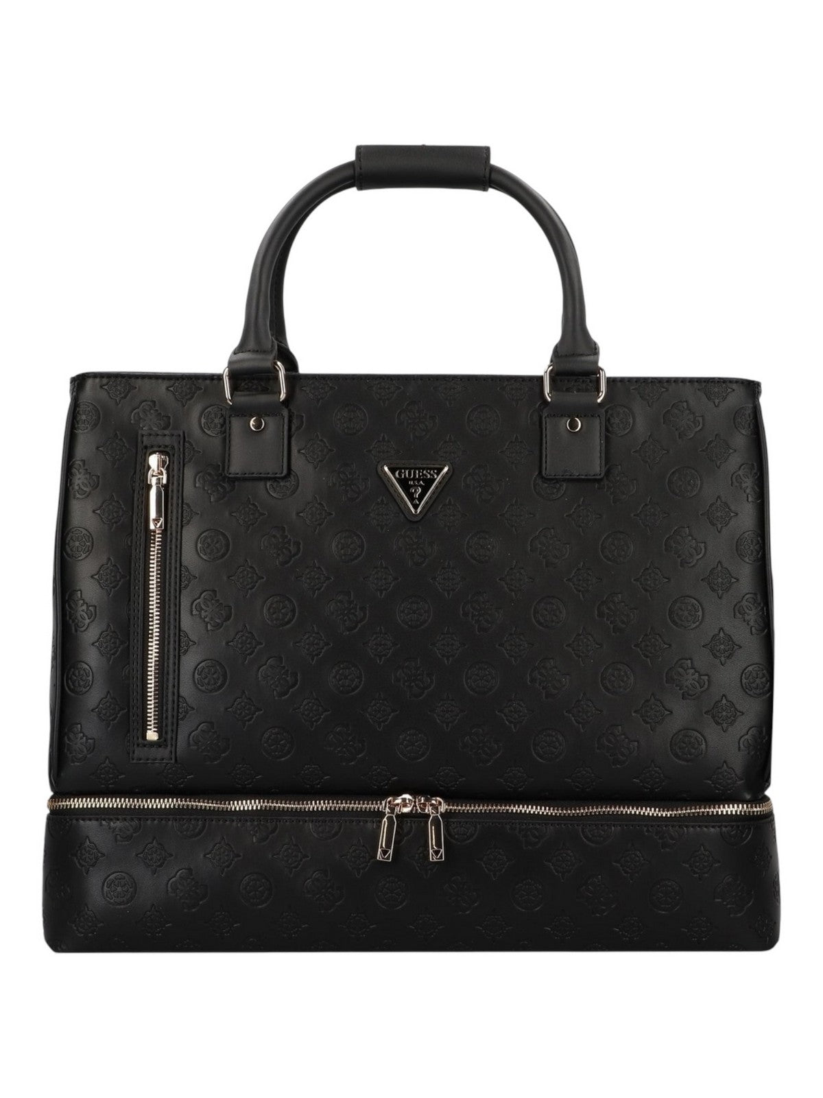 GUESS Valigia e Trolley Donna WILDER ZIP BOTTOM SHOPPER TOTE TWK745 24150 BLA Nero gioboutiqueweb