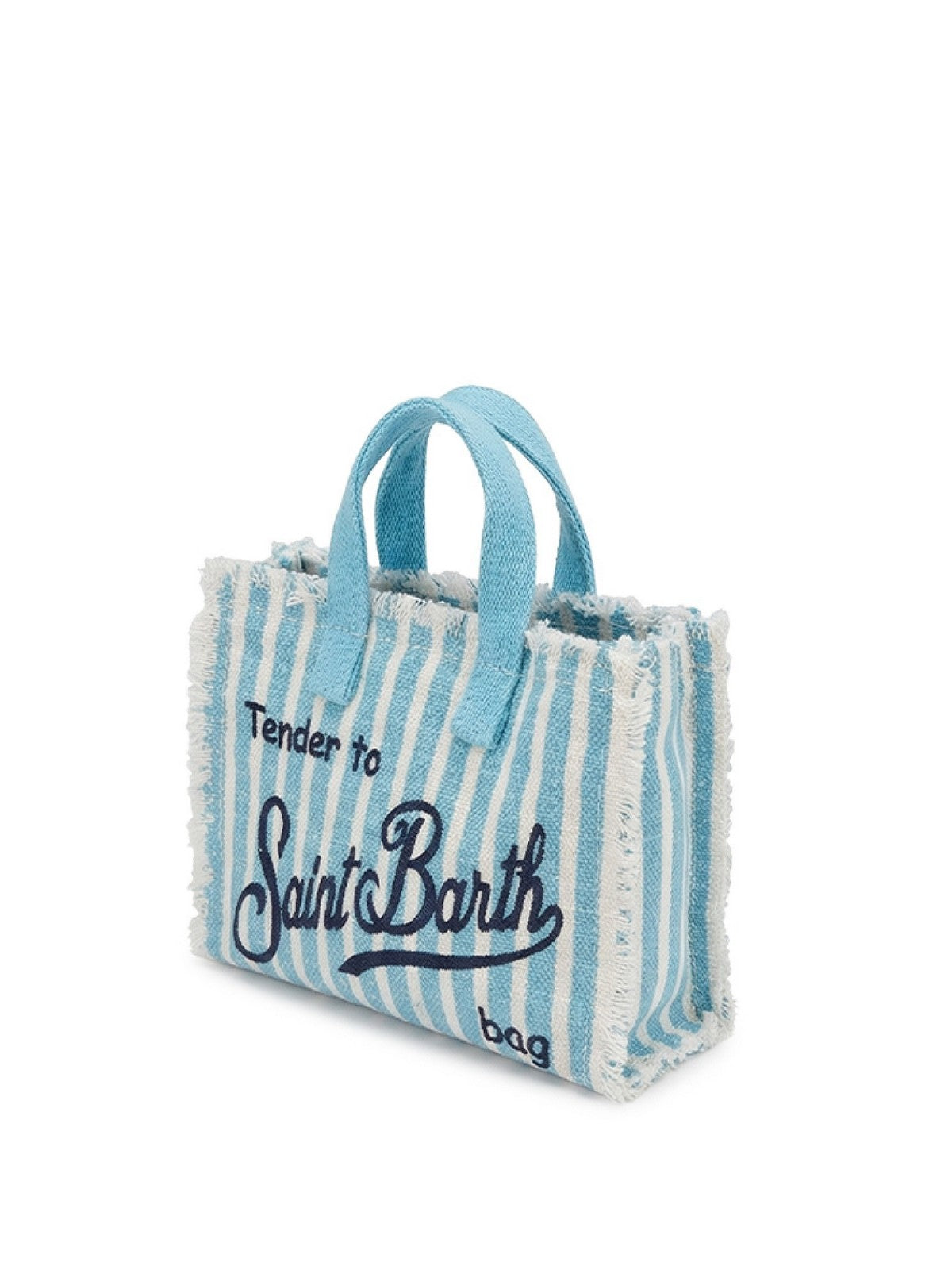 MC2 SAINT BARTH Pochette Donna  PHONE BAG LINEN 00398L LINEN STRIPES V 31 gioboutiqueweb