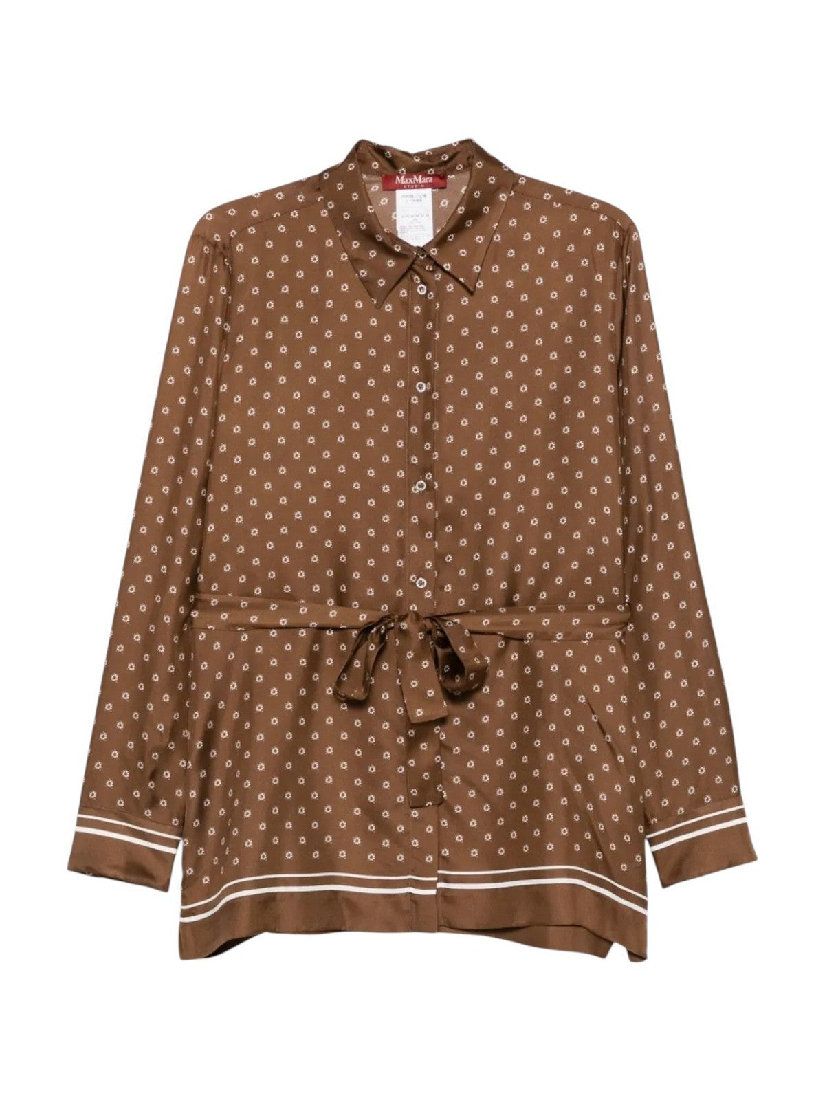 MAX MARA STUDIO Blusa Donna MSTTENUTA 2616191011600 004 CIOCCOLATO gioboutiqueweb