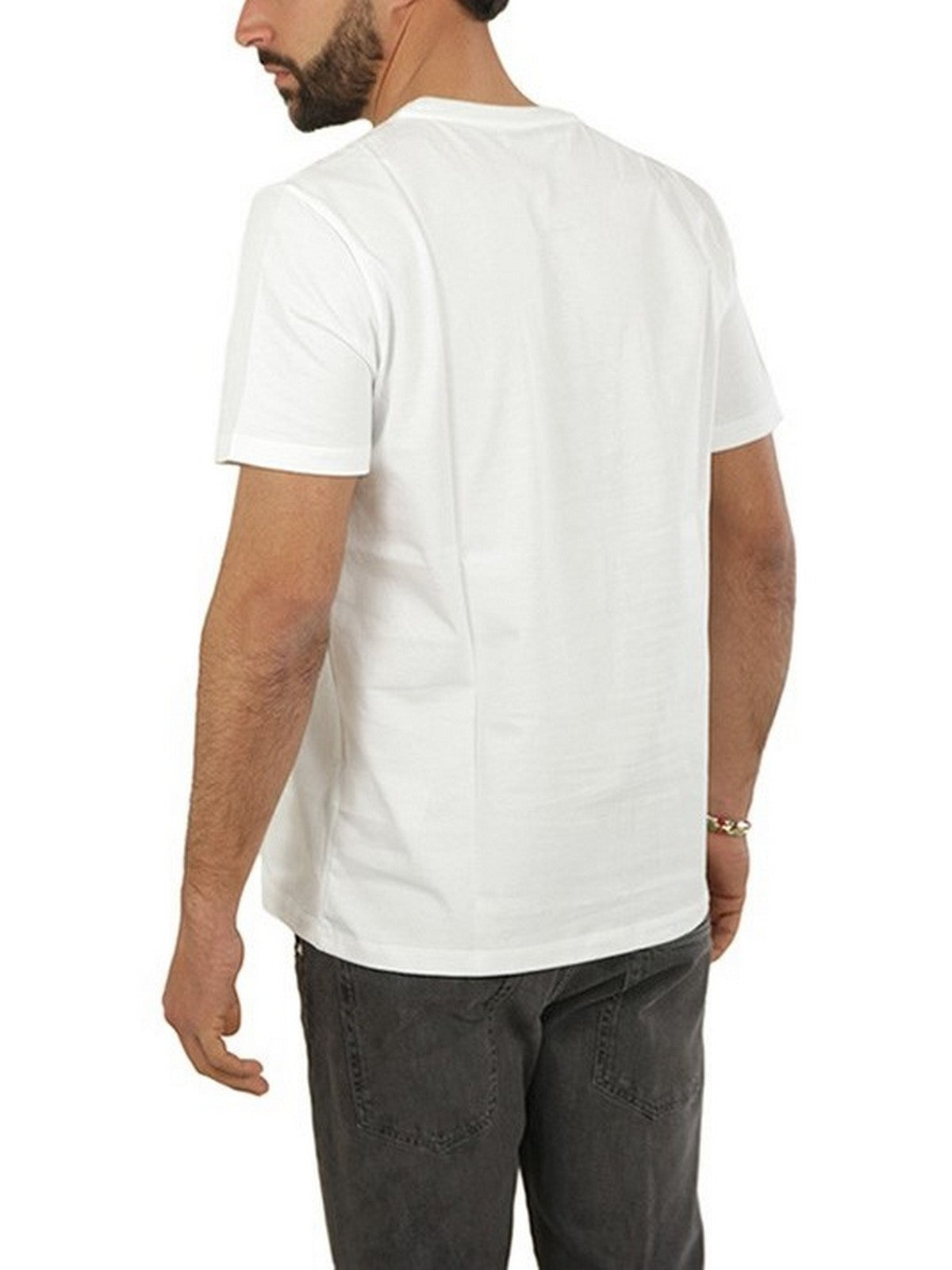 DONDUP T-Shirt e Polo Uomo  US198 JF0309U HN5 000 Bianco gioboutiqueweb