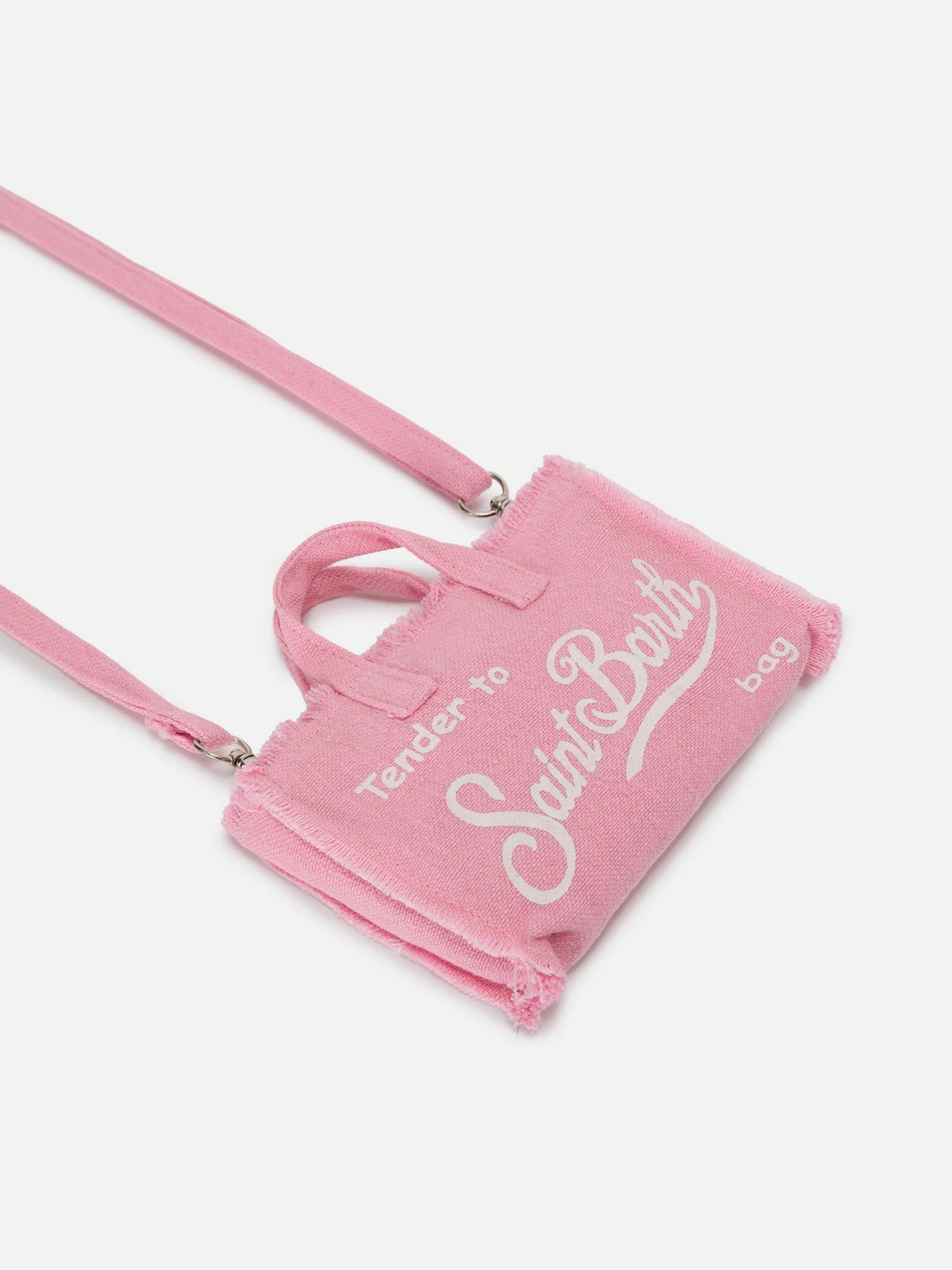 MC2 SAINT BARTH Pochette Donna  PHONE BAG LINEN 00142L LINEN 21 PINK