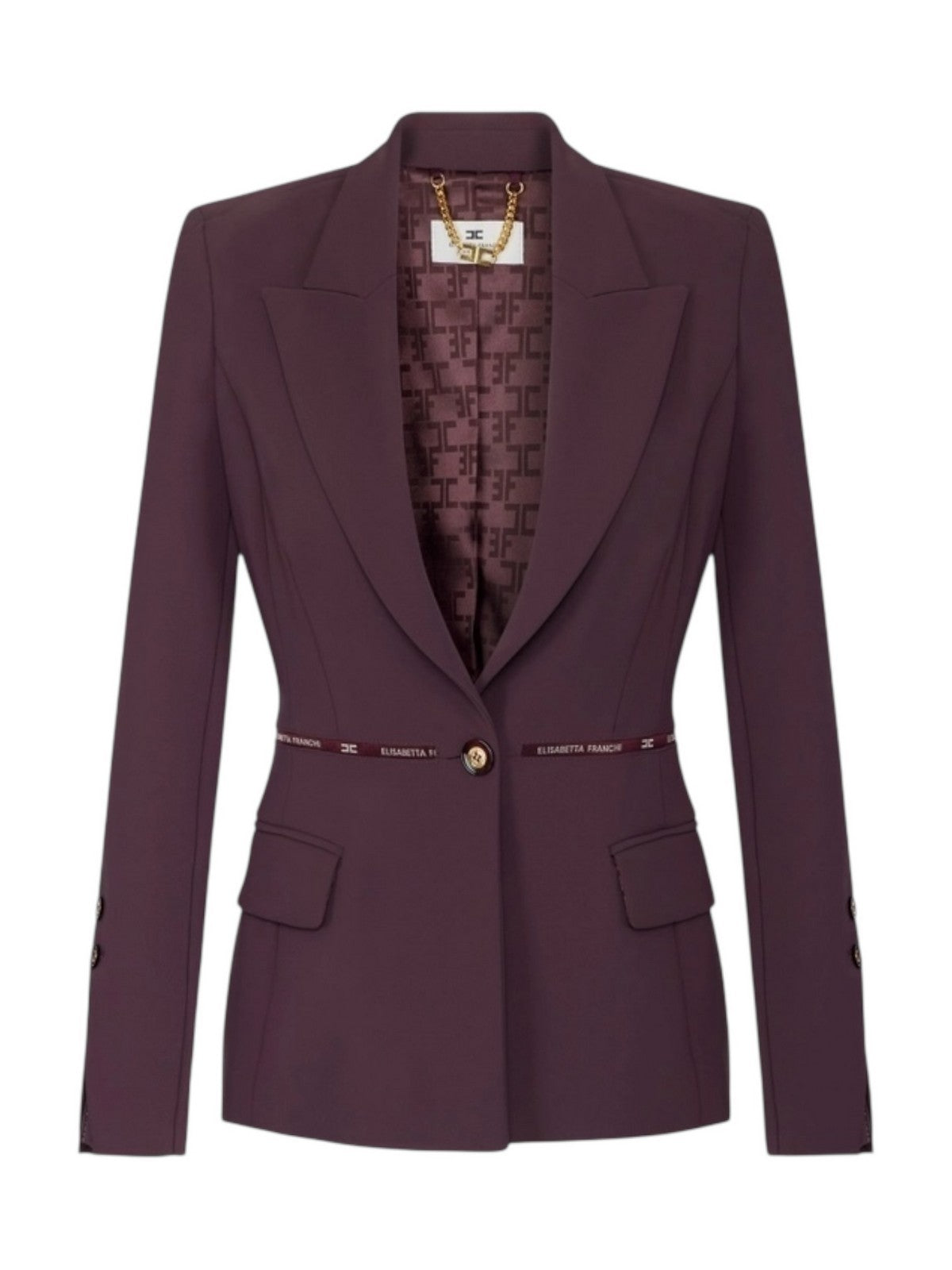 ELISABETTA FRANCHI Giacca Donna  GI17156E2 EA4 MERLOT gioboutiqueweb