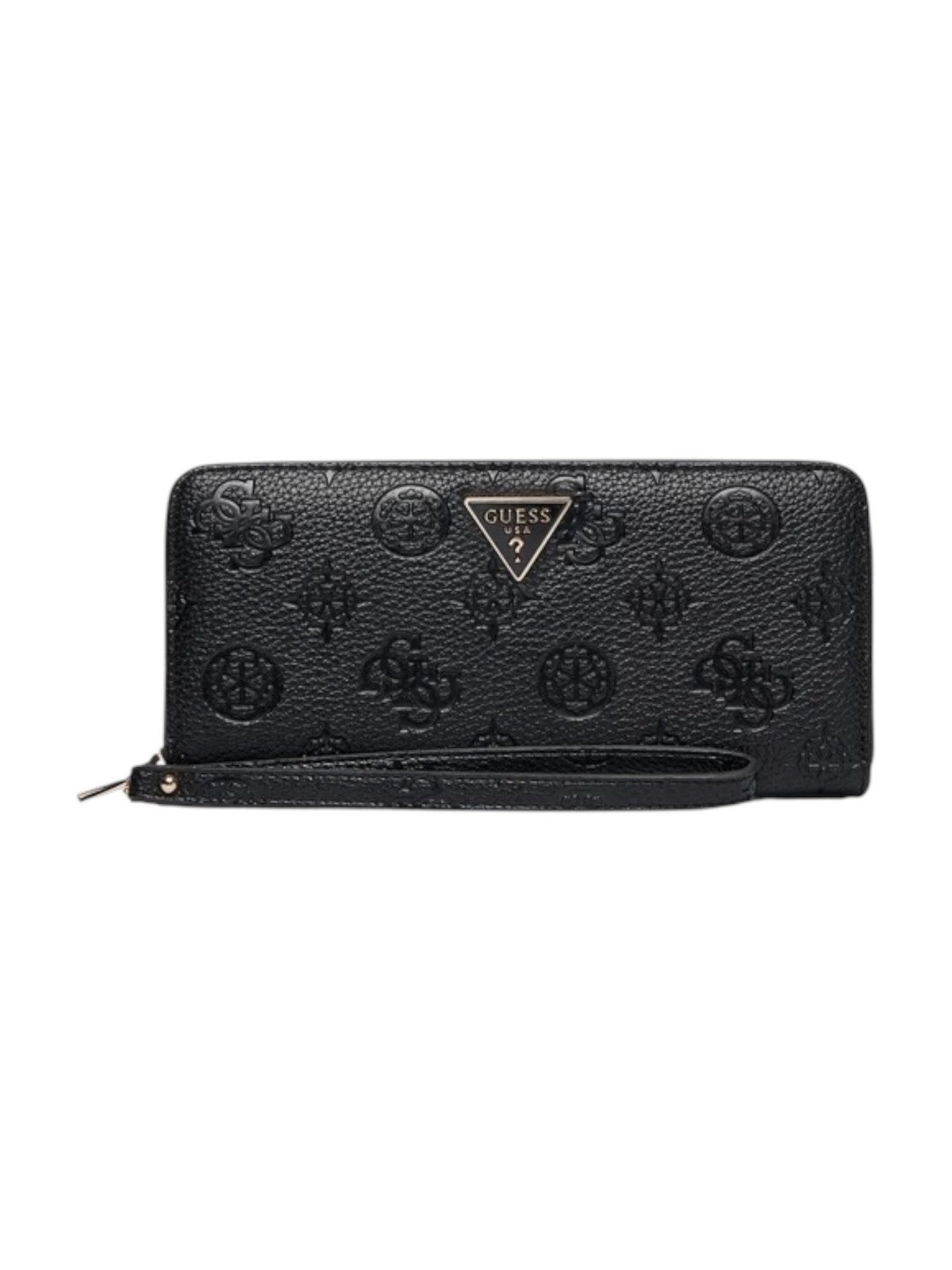 GUESS Portafoglio Donna CRESIDIA II SLG LRG ZIP AROUND SWPD98 88146 BLO BLACK LOGO