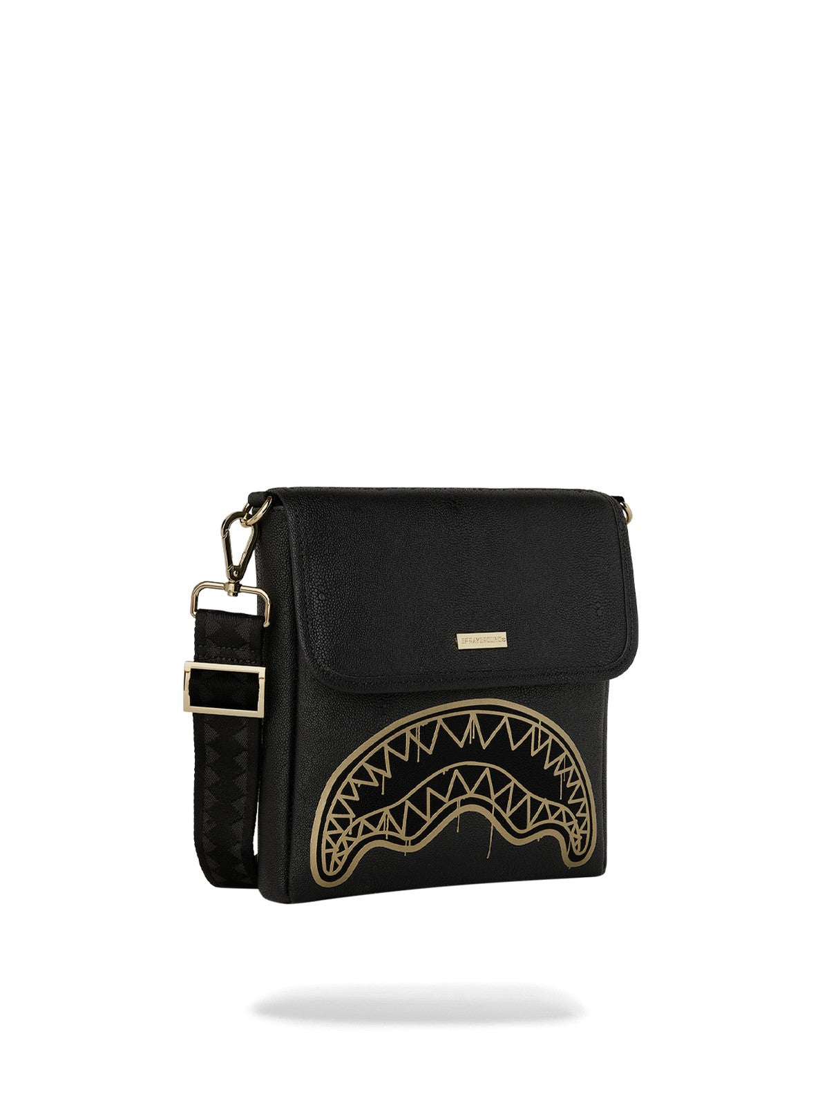 SPRAYGROUND Tracolla Unisex adulto THAT GOLD DRAP MESSENGER SLING 910B8975NSZ Nero