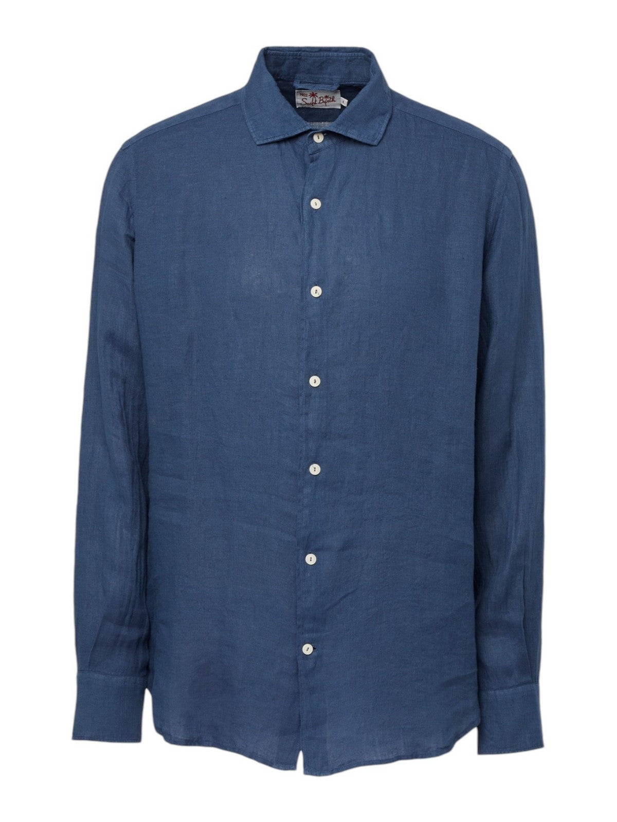 MC2 Saint Barth Men's Shirt Pamplona 01526f Blue