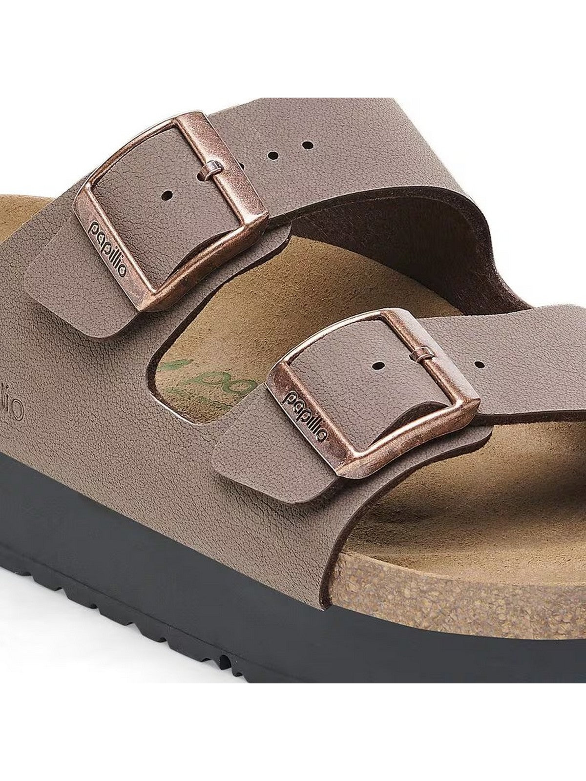 BIRKENSTOCK Sandalo Donna Arizona Platf mocca veg, Birkibuc 1027417 Marrone gioboutiqueweb