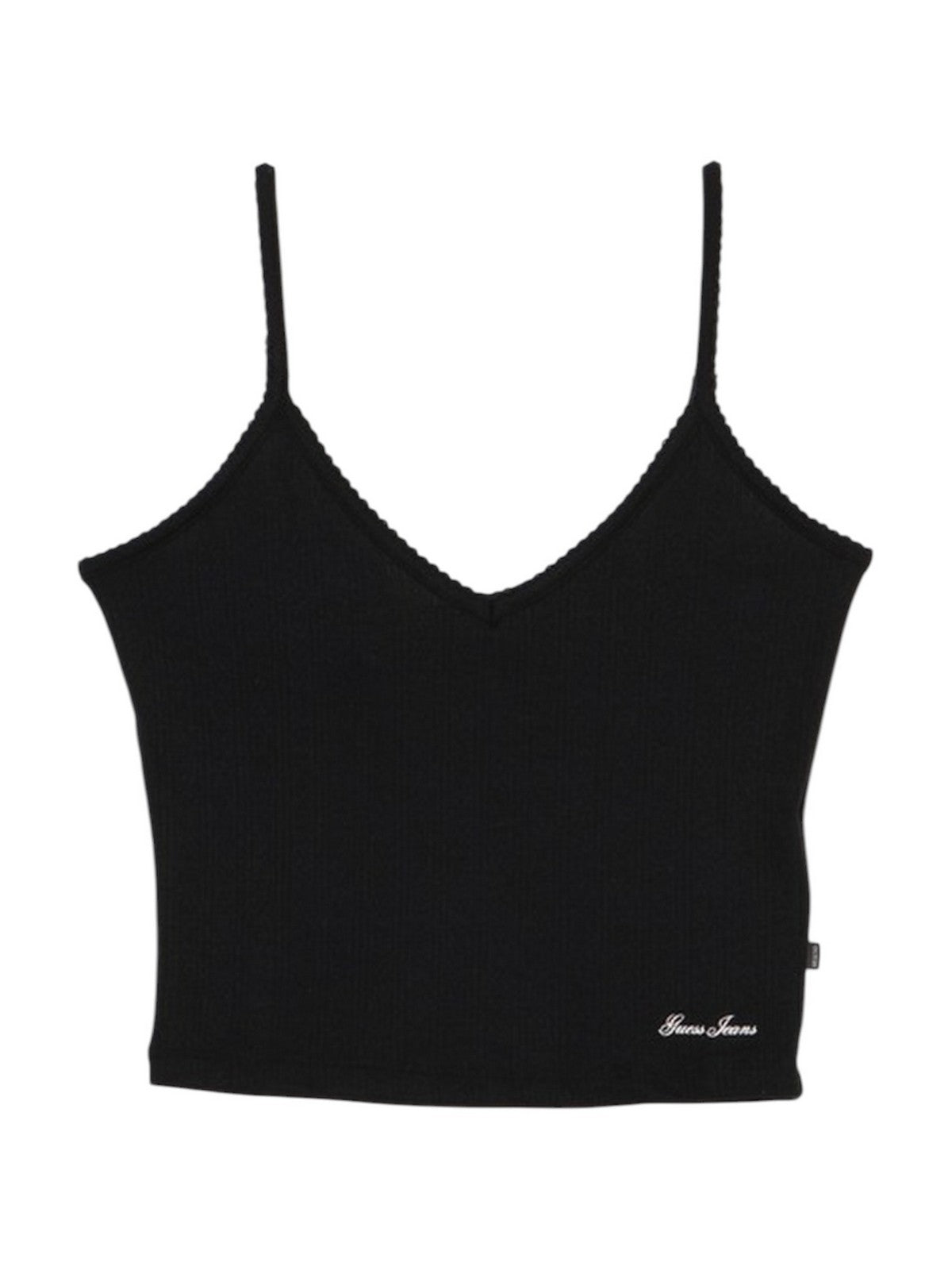 GUESS Top Donna GJ POINTELLE CAMI W6GPB5 KG372 JBLK Jet Black A996 gioboutiqueweb
