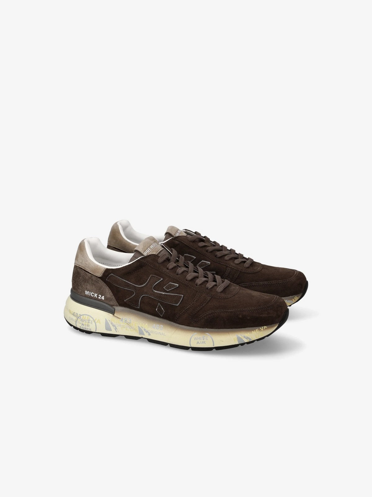 PREMIATA Sneaker Uomo  MICK VAR 7898 BROWN gioboutiqueweb