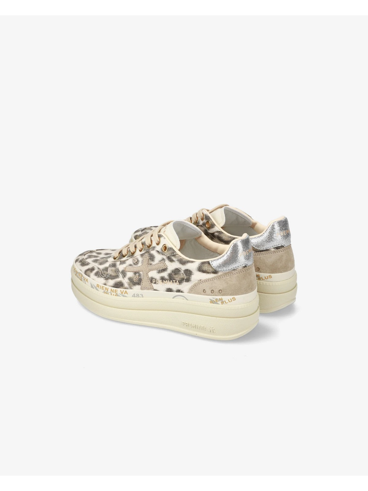 PREMIATA Sneaker Donna  MICOL VAR 7444 Beige gioboutiqueweb
