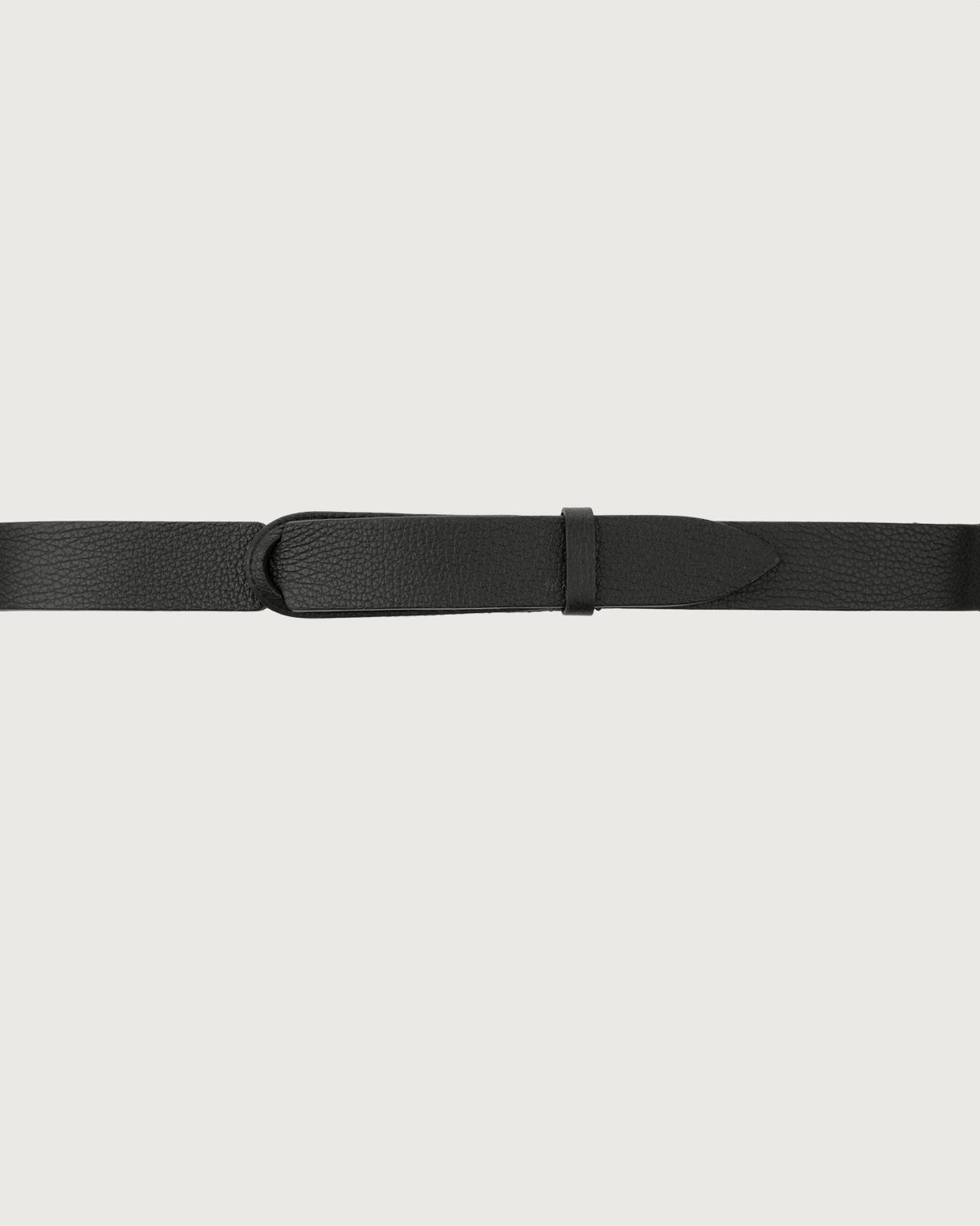 ORCIANI Cintura Uomo NOBUCKLE MICRON NB0039_MIC NERO NERO