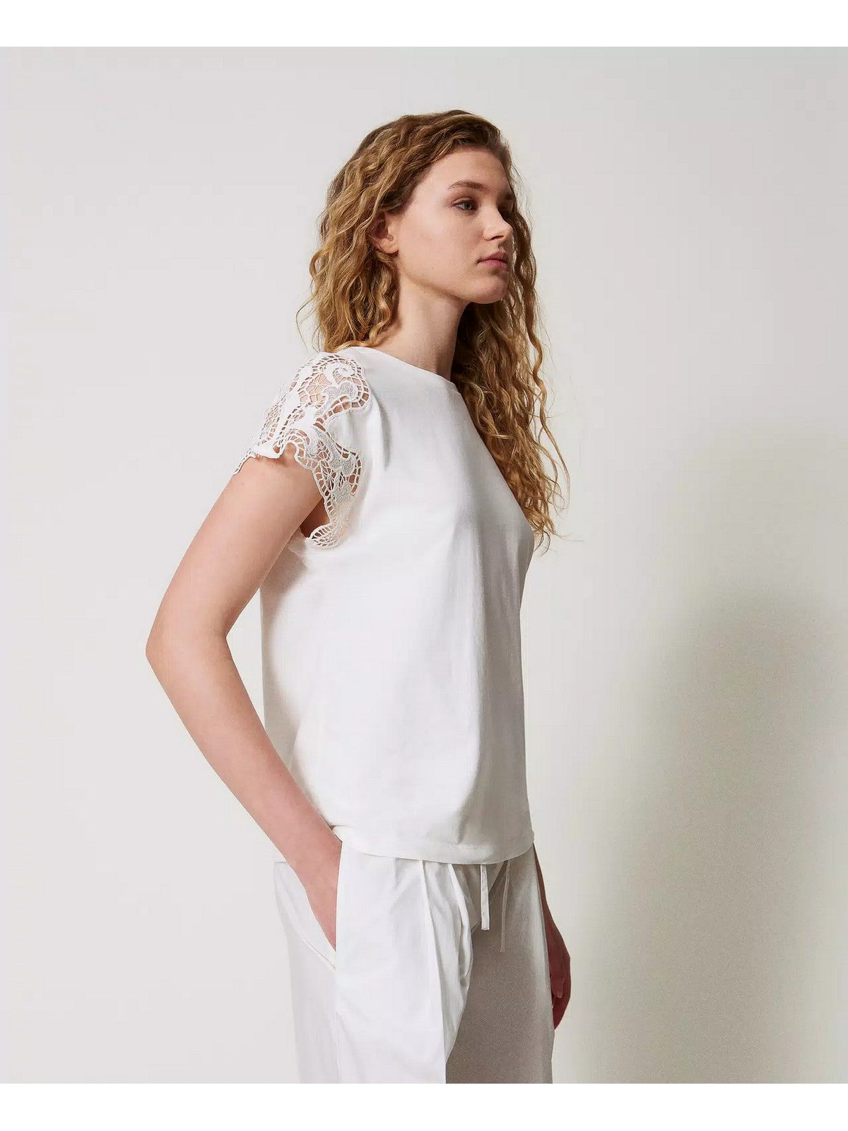 TWINSET T-shirt Donna  251TP2290 00001 Bianco