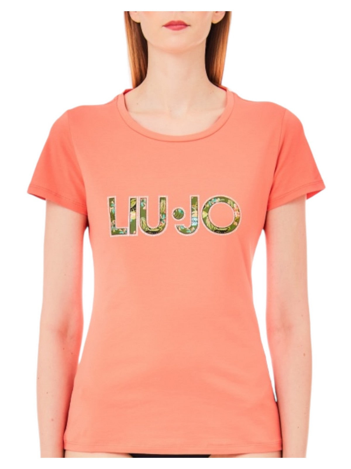 Liu Jo Beachwear T-shirt i typka V4105JS003 N9260 RED