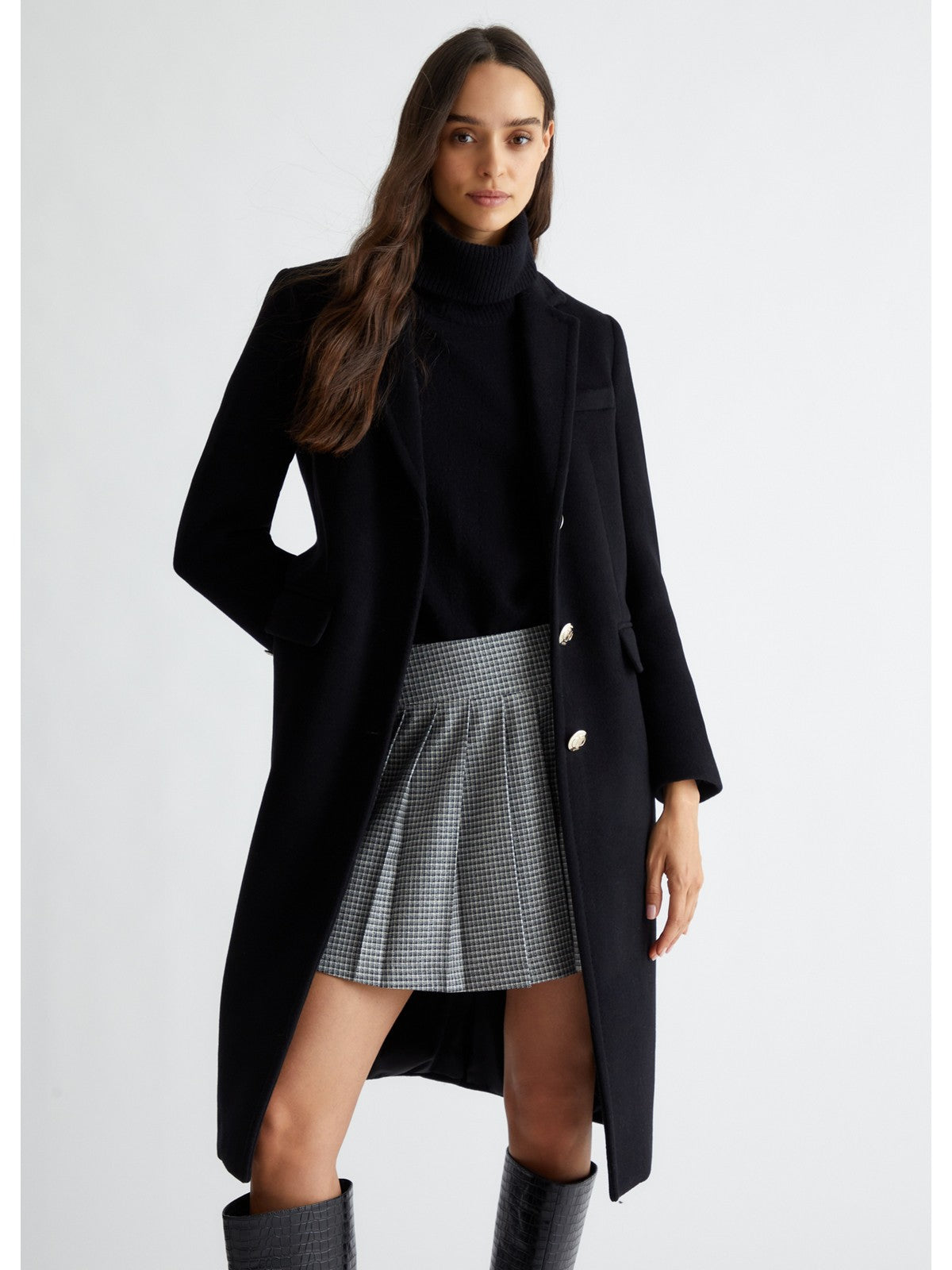 LIU JO BLACK Cappotto Donna  CF4333T2583 22222 Nero gioboutiqueweb