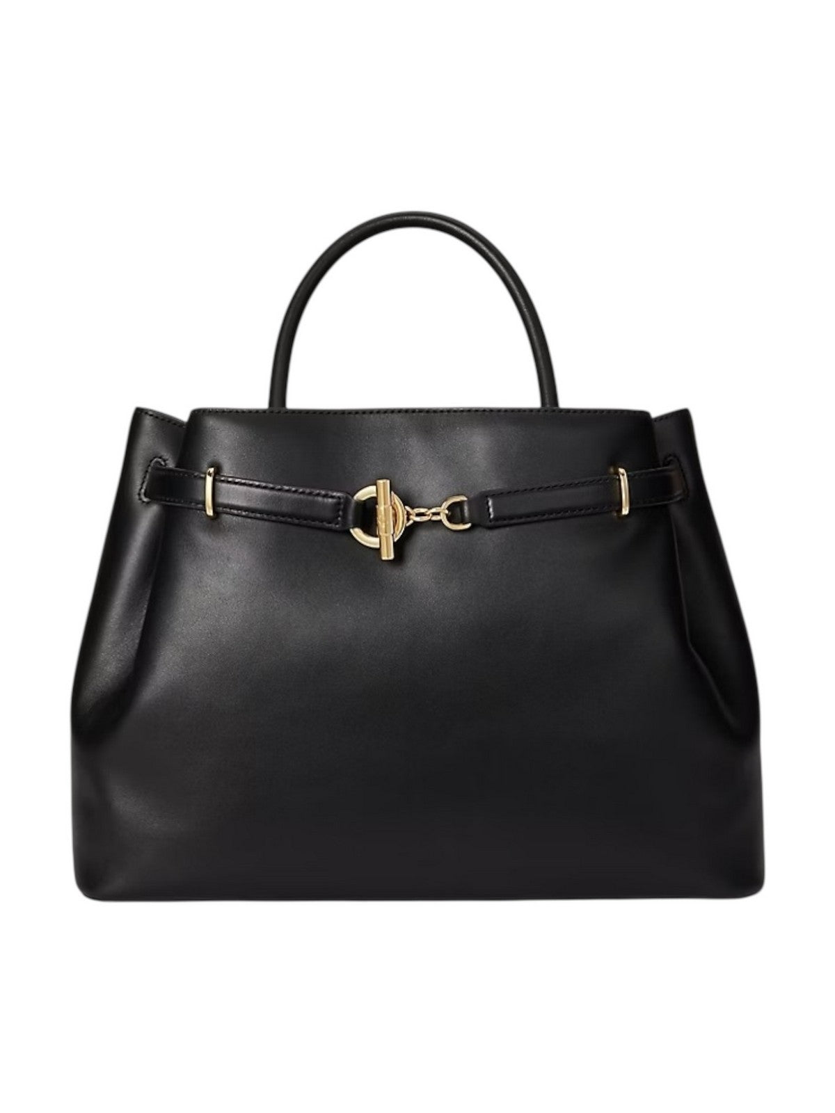 LAUREN RALPH LAUREN Borsa Donna BLKE LG SCHL-SATCHEL-LARGE 431P03417 002 BLACK gioboutiqueweb