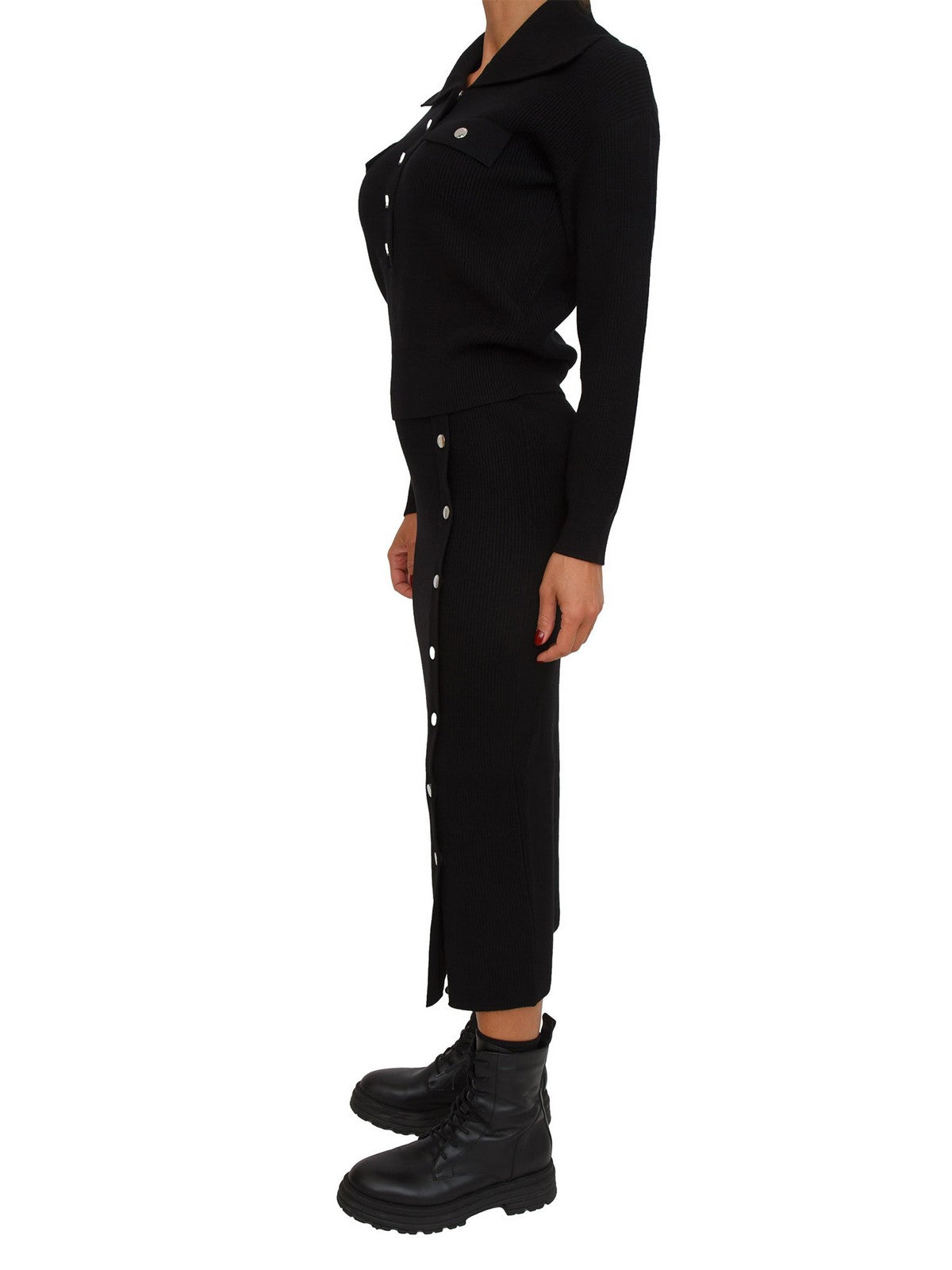 LIU JO WHITE Set Maglia/Gonna Donna  MF5462MS99E 22222 Nero