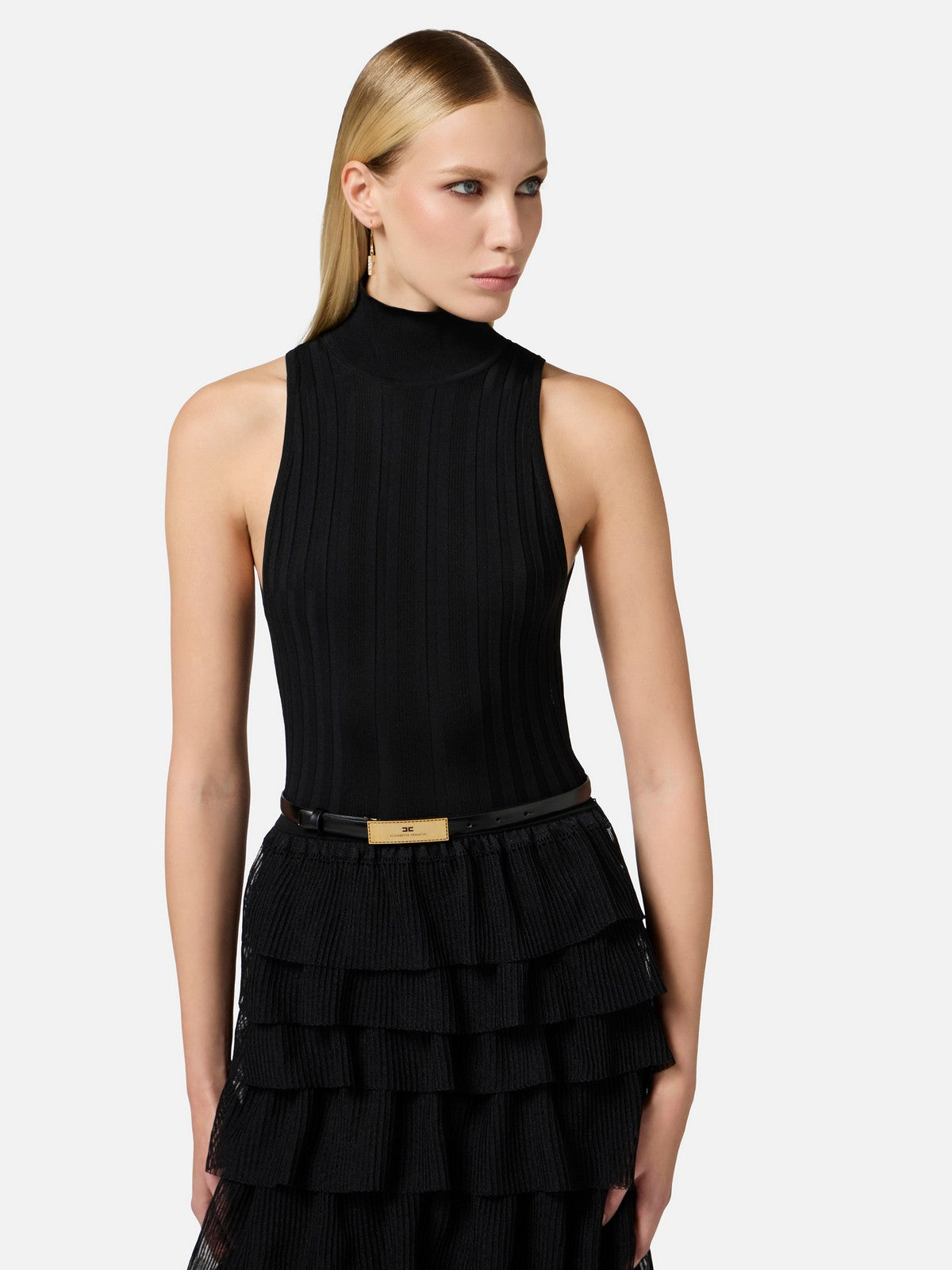 ELISABETTA FRANCHI Abito Donna  AM45S52E2-110 Nero gioboutiqueweb