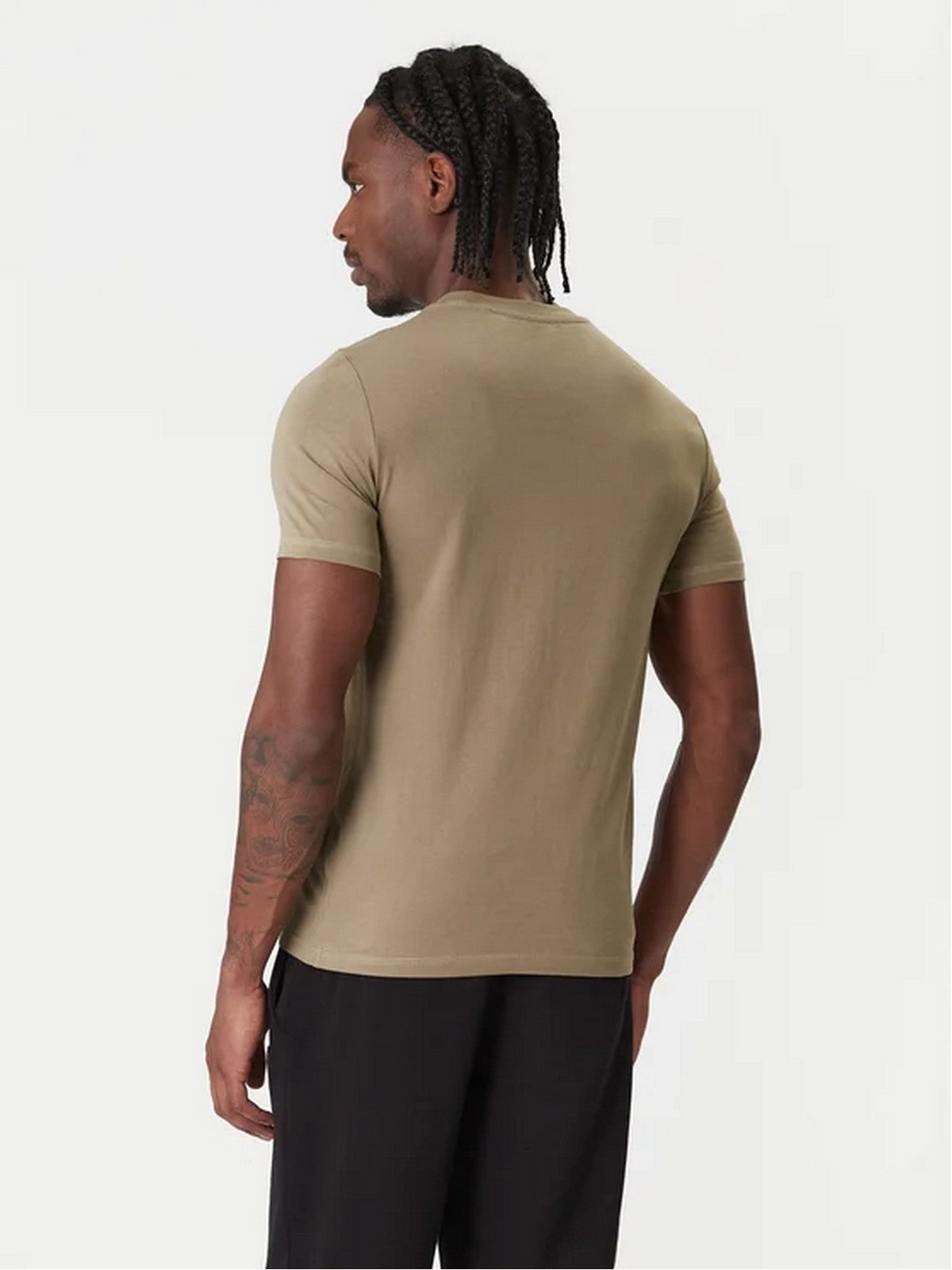 GUESS T-shirt Uomo AIDY CN SS TEE M2YI72 I3Z14 G1ED KHAKI WAY gioboutiqueweb