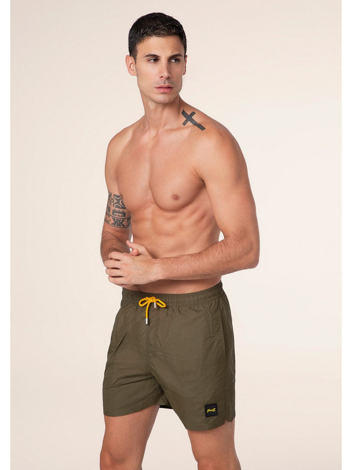 F**K Costume da bagno Uomo  FK25-M01BU04MG MILITARY GREEN gioboutiqueweb