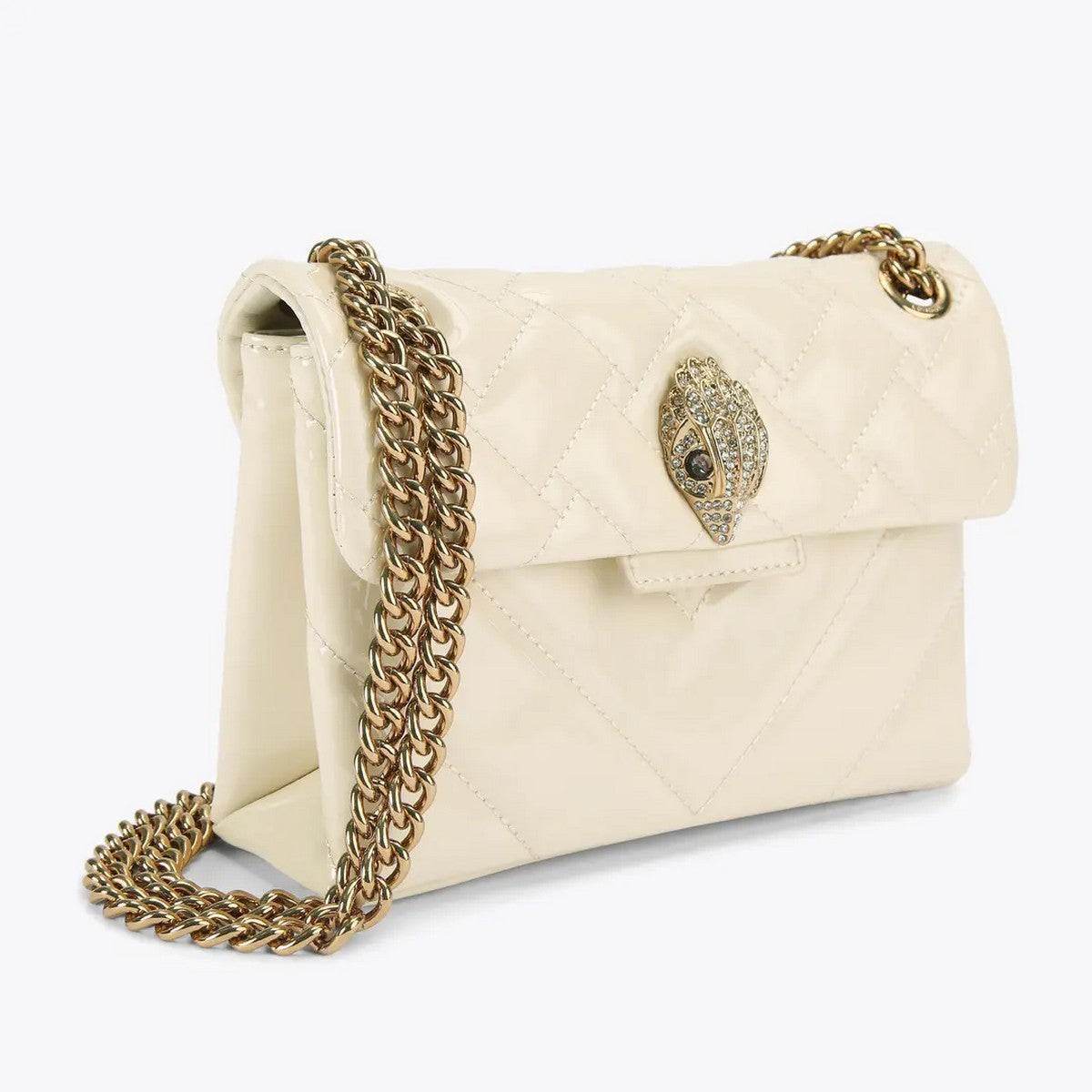 KURT GEIGER Borsa Donna 690-LEATHER MINI KENSINGTON 5017342309 CREAM CREAM