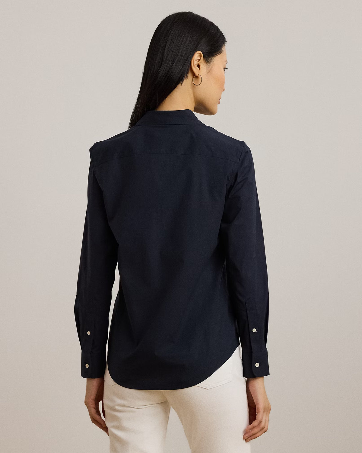 LAUREN RALPH LAUREN Camicia Donna JAMELKO-LONG SLEEVE-SHIRT 200684553 003 LAUREN NAVY gioboutiqueweb