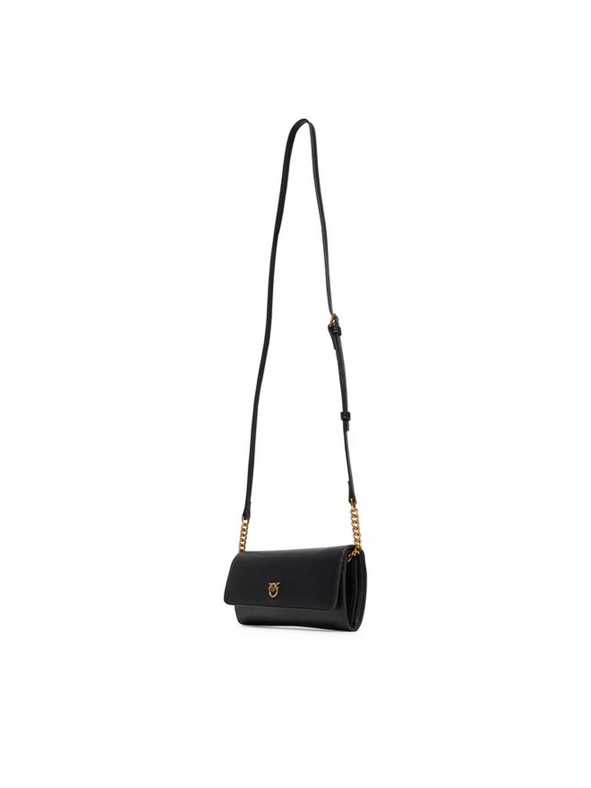 PINKO Portafoglio Donna LOVE TINY BIRDS WALLET C 103765-A0F1 Z99Q NERO-ANTIQUE GOLD gioboutiqueweb