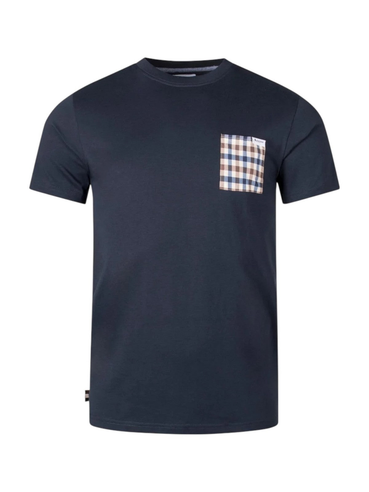 AQUASCUTUM T-shirt Uomo ACTIVE CLUB CHECK POCKET T-SHIRT AA-B004-TS003 NAVY NAVY gioboutiqueweb