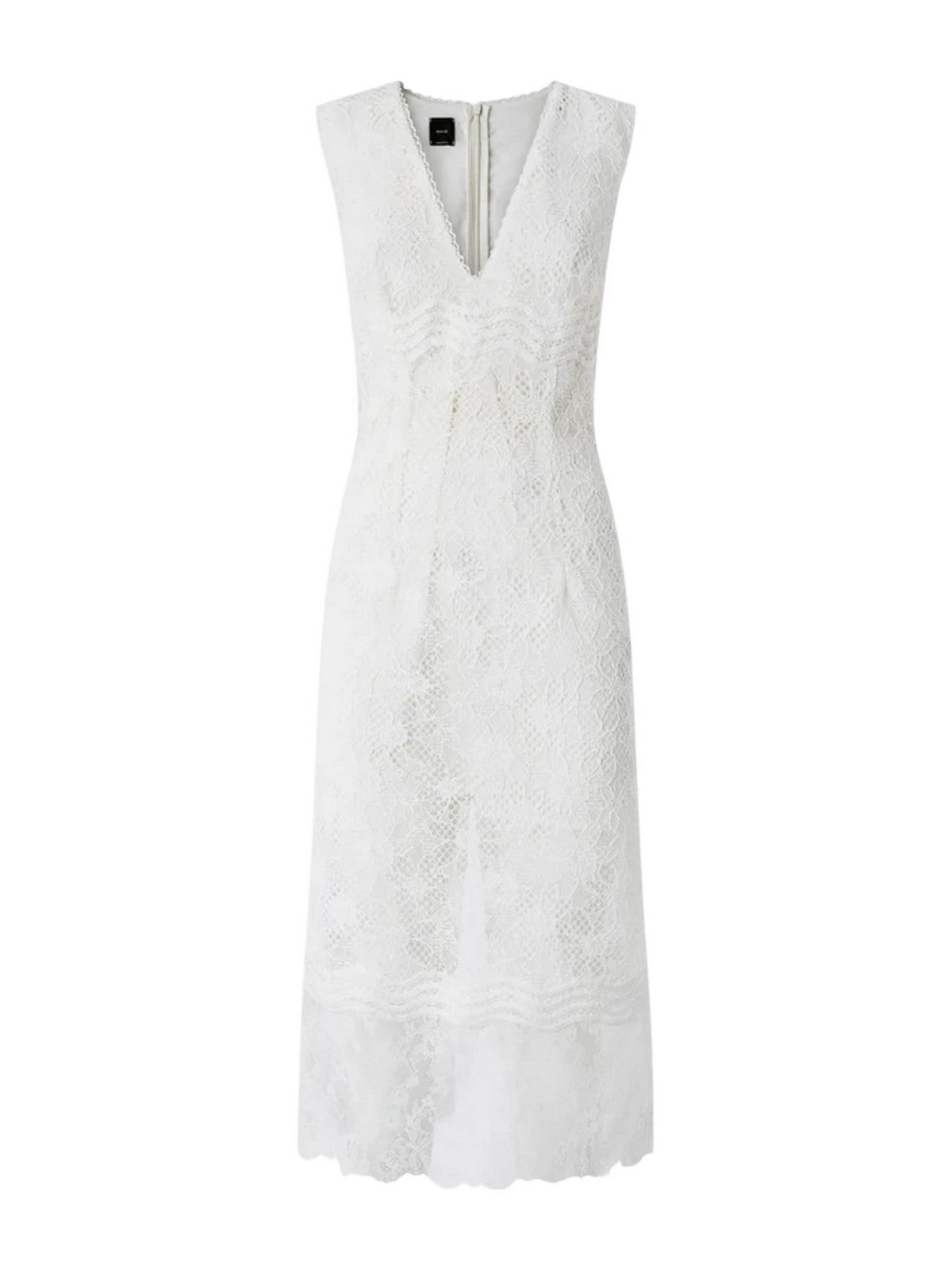 PINKO Abito Donna AUDREY ABITO PIZZO REBRODE 106660-A381 Z05 BIANCO-BIANCANEVE gioboutiqueweb