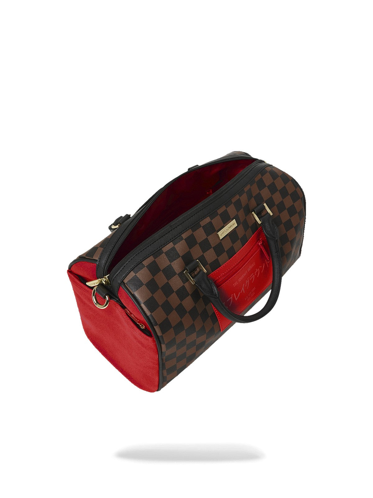SPRAYGROUND Borsa Unisex adulto RED REDEMPTION MINI DUFFLE 910D8898NSZ Marrone gioboutiqueweb