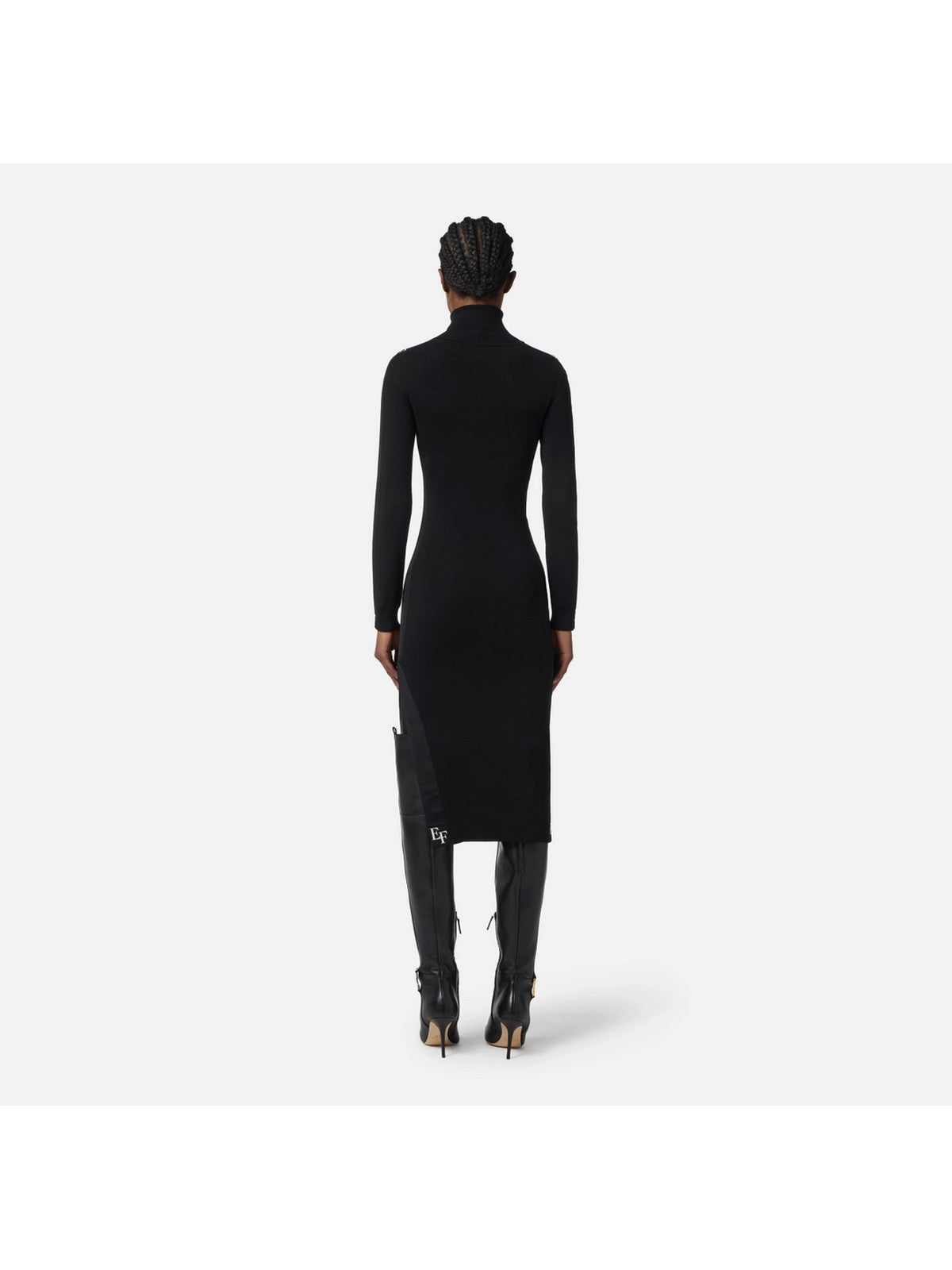 ELISABETTA FRANCHI AM03S56E2 EF3 Robe noire / laite