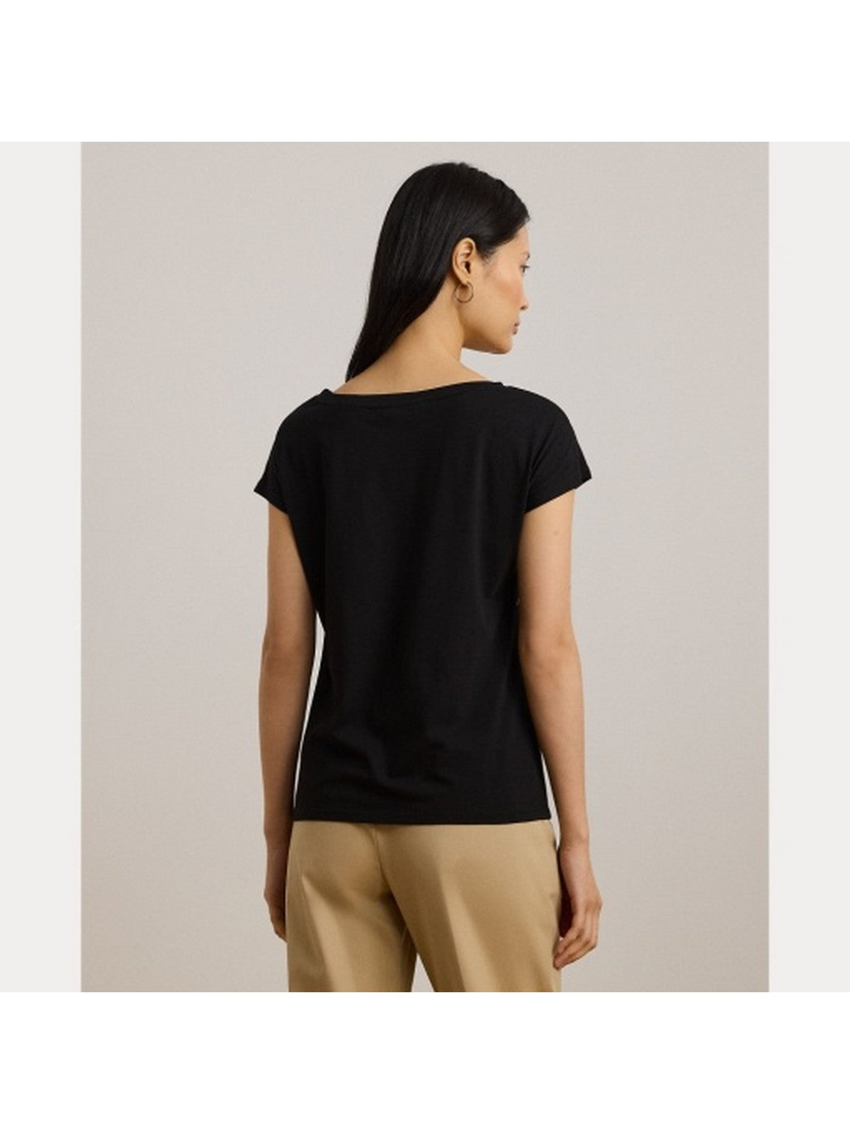 LAUREN RALPH LAUREN T-shirt Donna GRIETA 200748765 002 Nero gioboutiqueweb