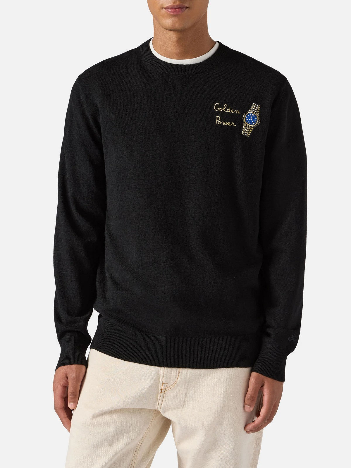 MC2 SAINT BARTH Maglione Uomo  HERON LIGHT EMBRY 03119I GOLDEN POWER 00