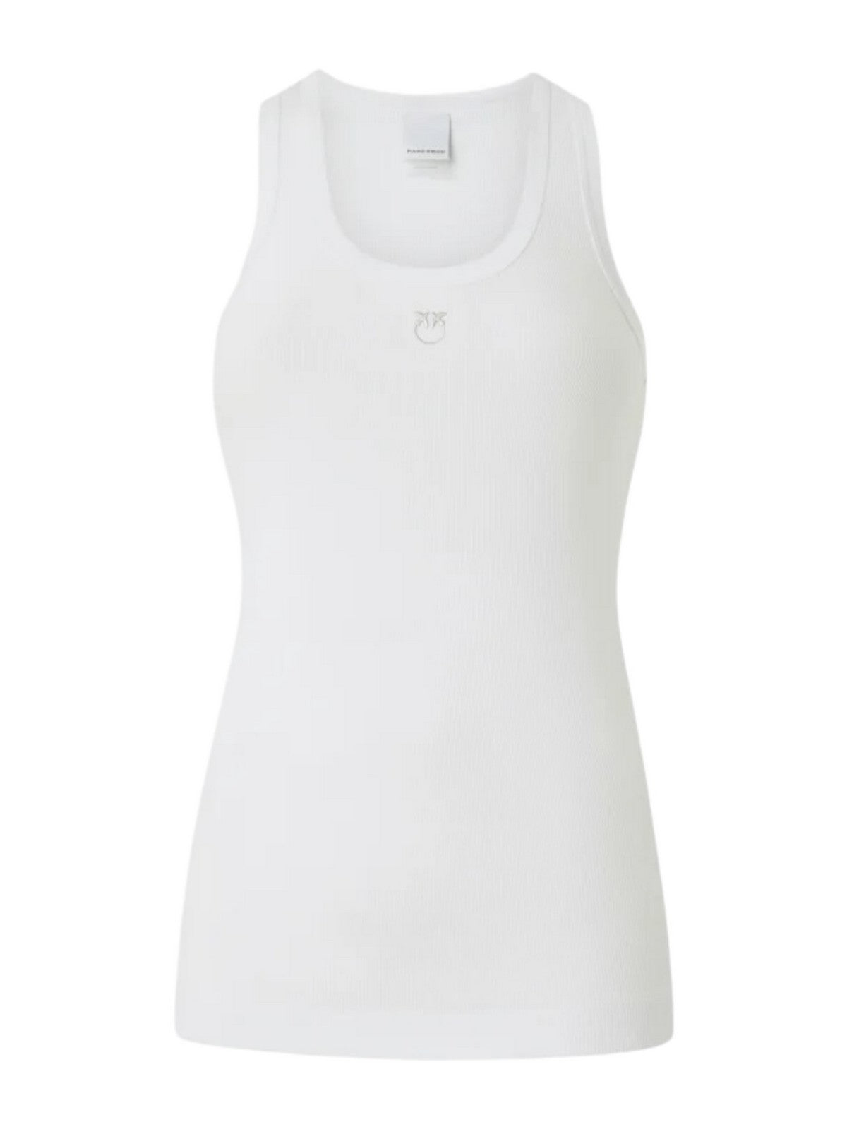 PINKO Canotta Donna CALCOLATORE CANOTTIERA COSTINA 100807-A2C1 Z04 Bianco gioboutiqueweb