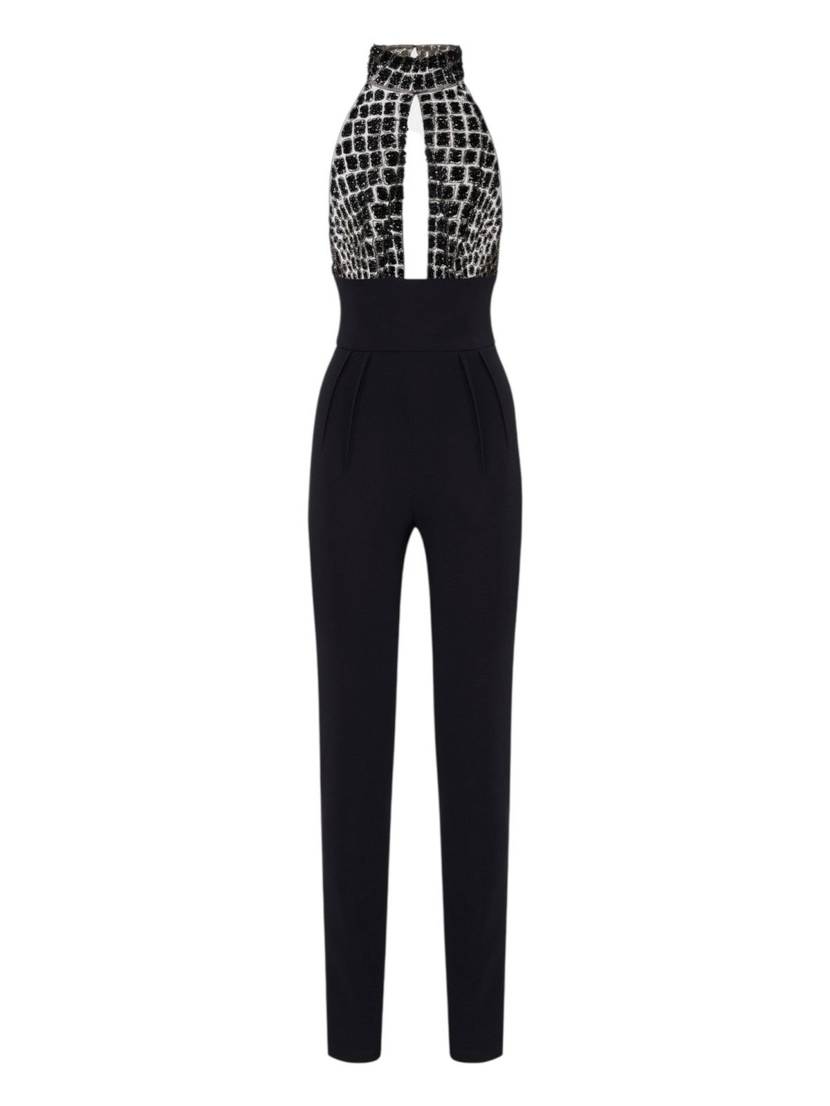 ELISABETTA FRANCHI Tuta Donna  TU06257E2 110 Nero gioboutiqueweb