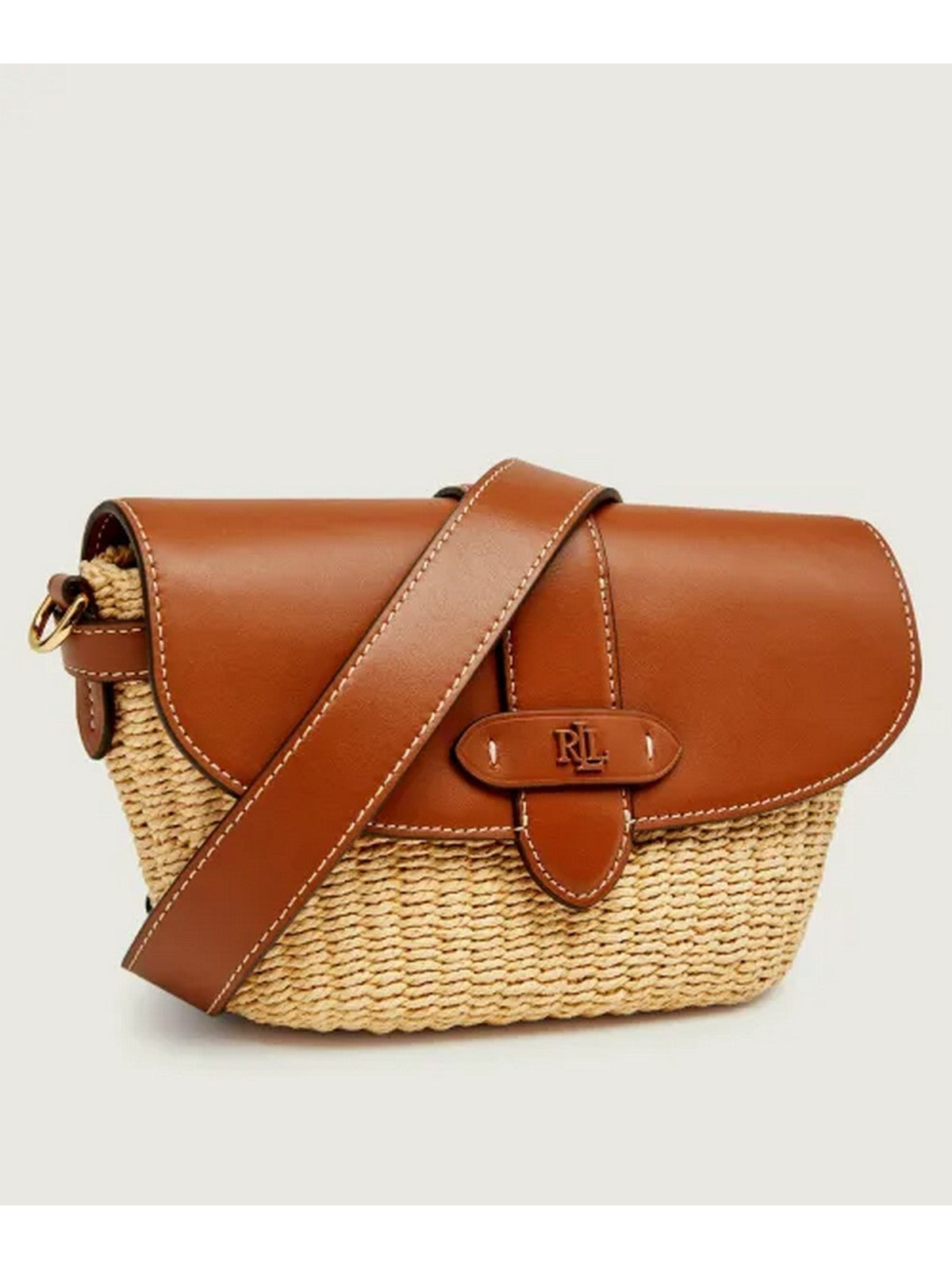 LAUREN RALPH LAUREN Borsa Donna LYNDEN-SHOULDER BAG-SMALL 431P10158 001 NATURAL/LAUREN TAN