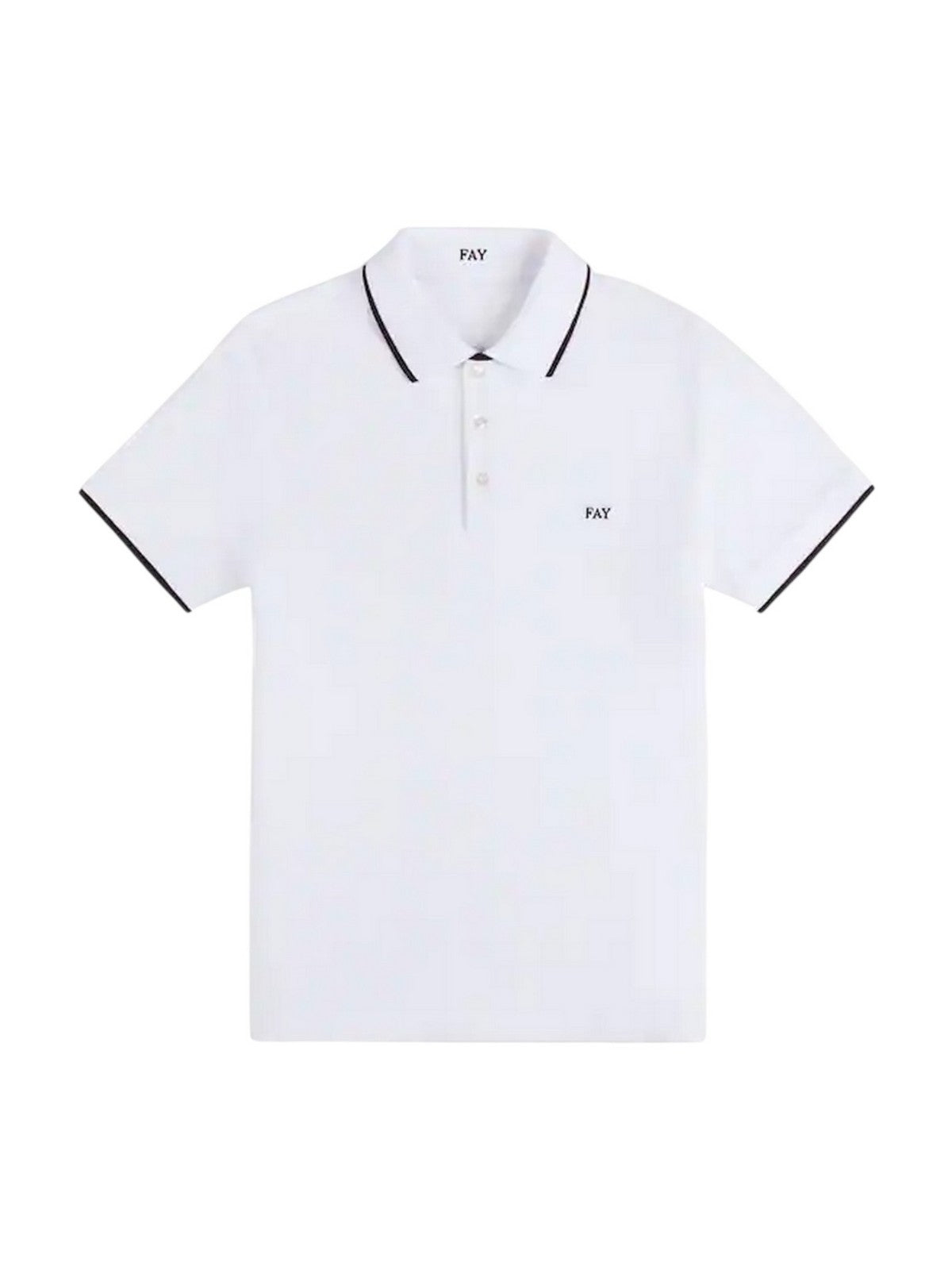 FAY Polo Uomo  NPMB252140STDWB001 Bianco gioboutiqueweb