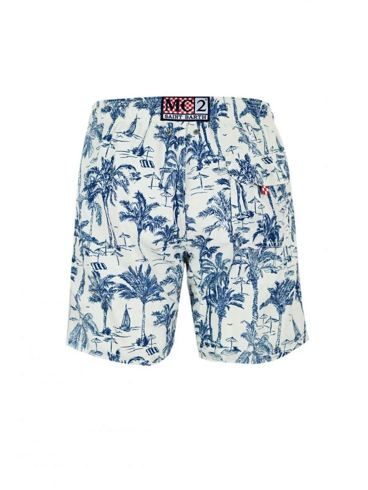 MC2 SAINT BARTH Costume da bagno Uomo  GUSTAVIA 02774H Bianco gioboutiqueweb
