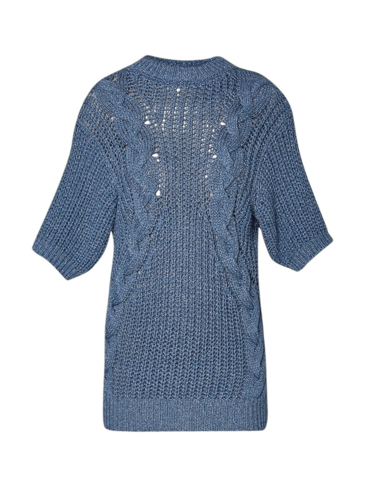 LIU JO WHITE Maglione Donna  WF4445MAG60 A4038 Blu gioboutiqueweb