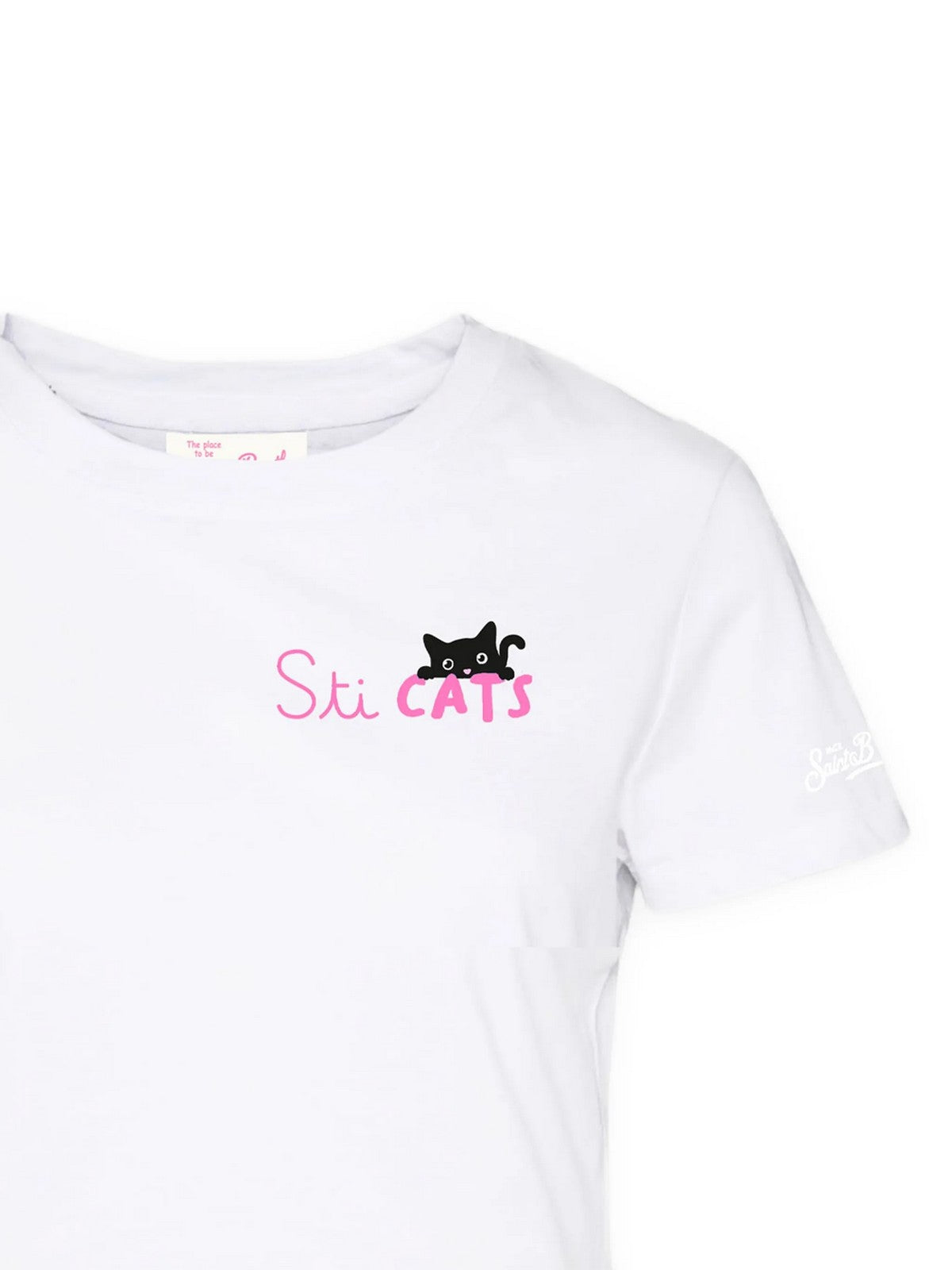 MC2 SAINT BARTH T-shirt Donna  EMILIE 09633L STI CATS 01N EMB