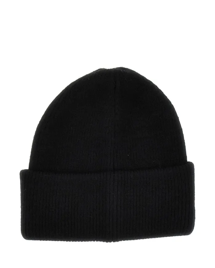 GUESS Cappello Donna BEANIE PATCH TRIANGOLO AW5234 VIS01 BLA Nero gioboutiqueweb