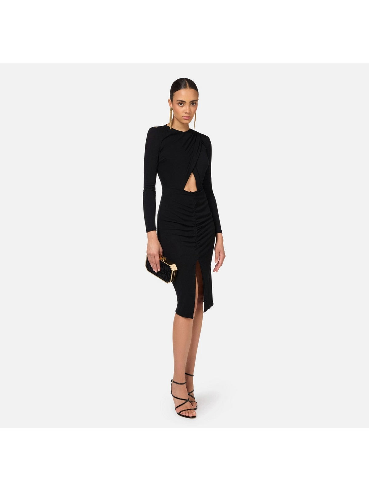 ELISABETTA FRANCHI Kobieta sukienka AB69846E2 110 Black