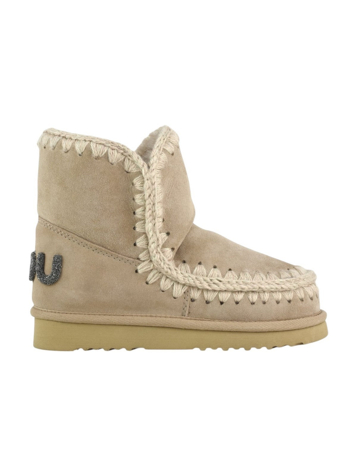 MOU Stivali e Stivaletti Donna ESKIMO 18 GLITTER LOGO MU.FW101050A CAM camel gioboutiqueweb