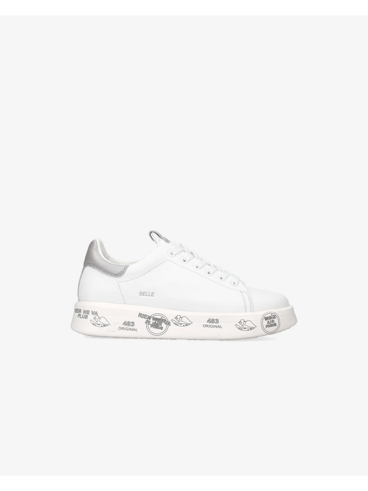 PREMIATA Sneaker Donna  BELLE VAR 7447 WHITE gioboutiqueweb