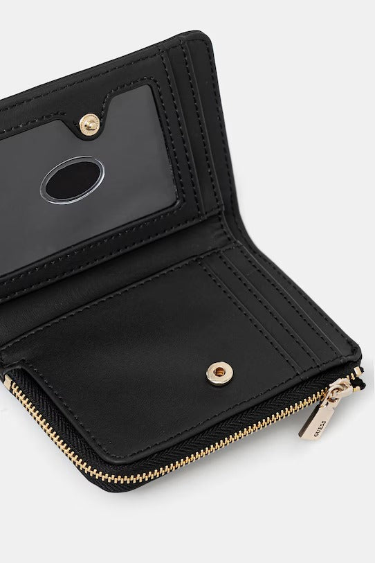 GUESS Portafoglio Donna TALENT SLG ZIP ARND CARD CASE SWNG96 69156 BLA BLACK gioboutiqueweb