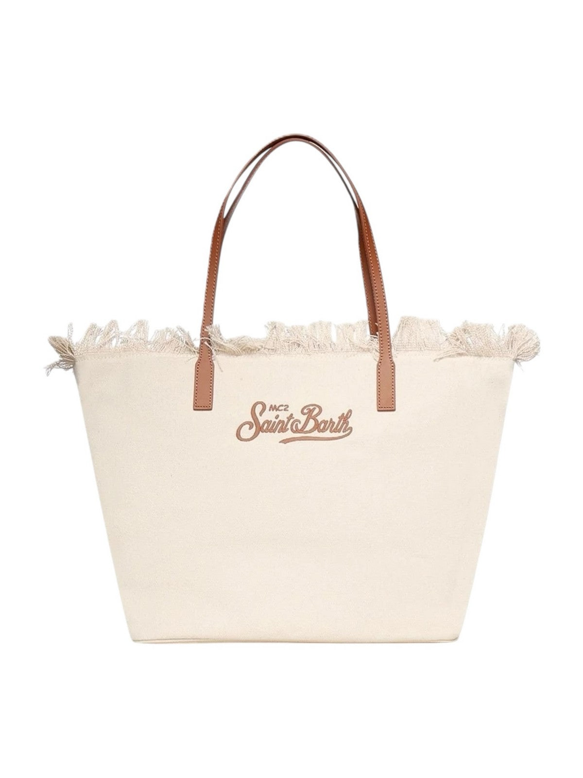 MC2 SAINT BARTH Borsa Donna  CITY BAG FRINGE 00302L CANVAS 1018 EMB